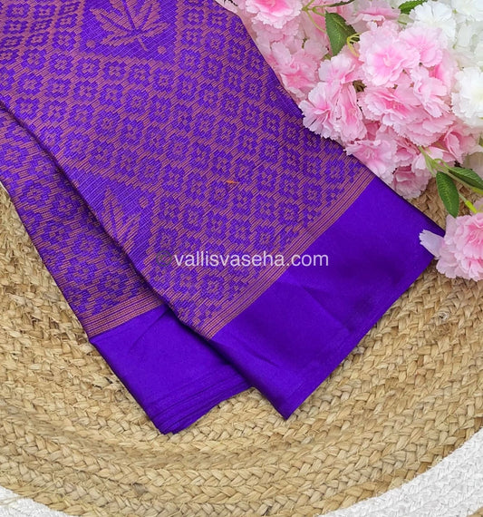 Mixed Cotton Brasso Saree - VVBS001