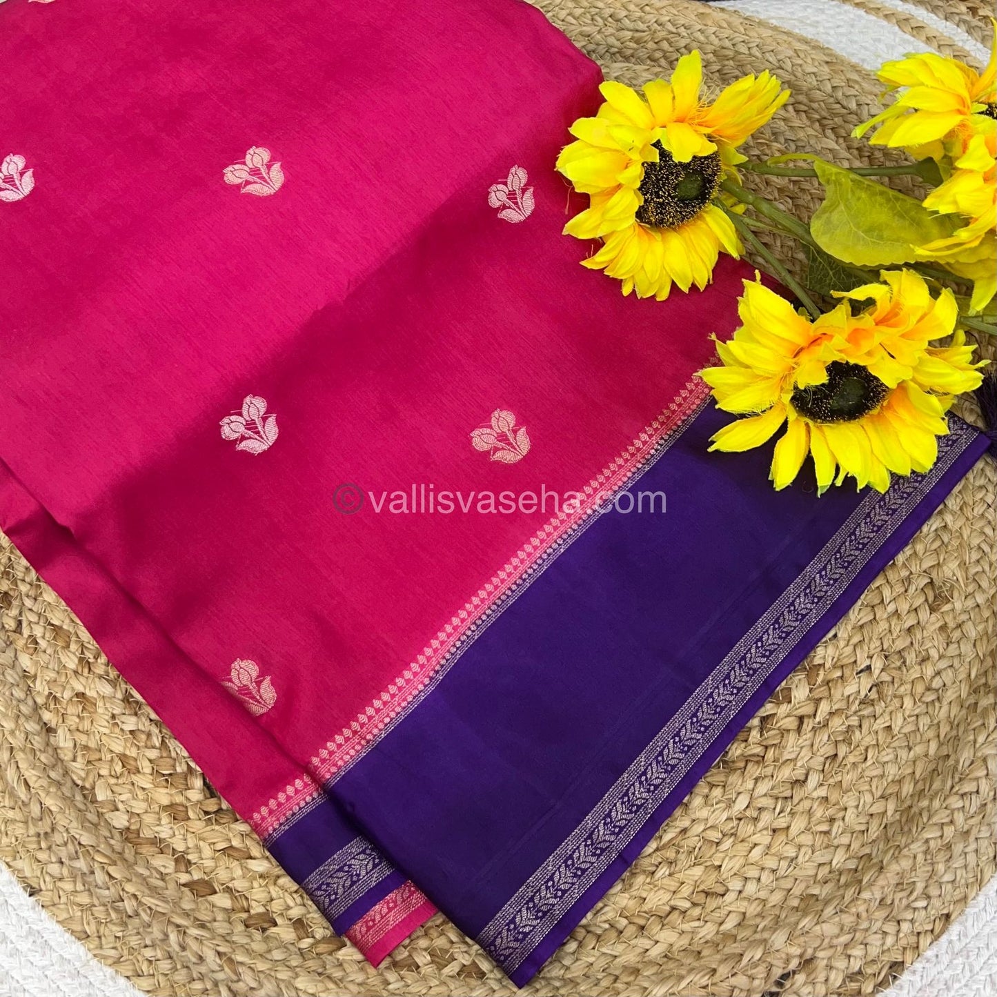 Russian Viscose - Premium Viscose Saree - Retta Petta Border- VVRVS002