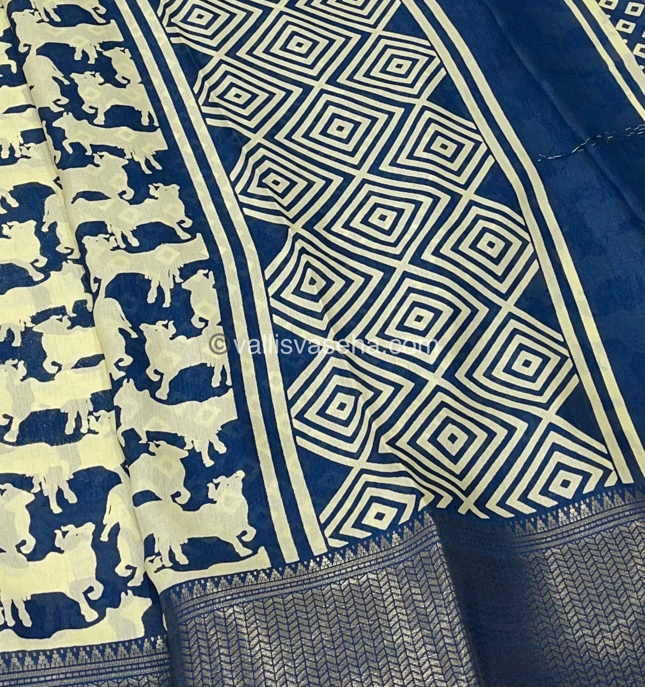 Semi Binny Silk | Pitchwai print | Happy sale | 30% less - VVHS003