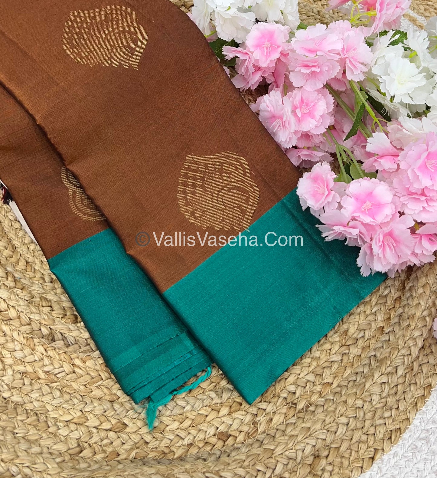 Half Mix - Pure Soft Silk Saree - VVPSS030
