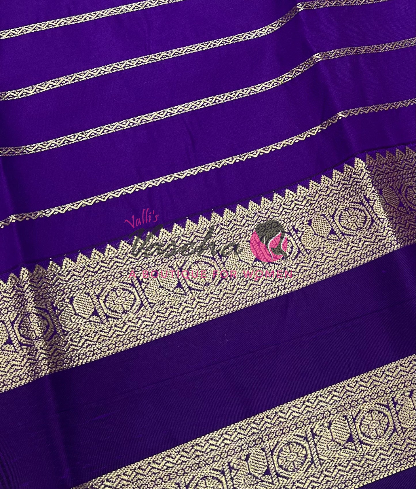 Semi Bridal Kanchi Silk - Korvai - Premium- VVSKS008