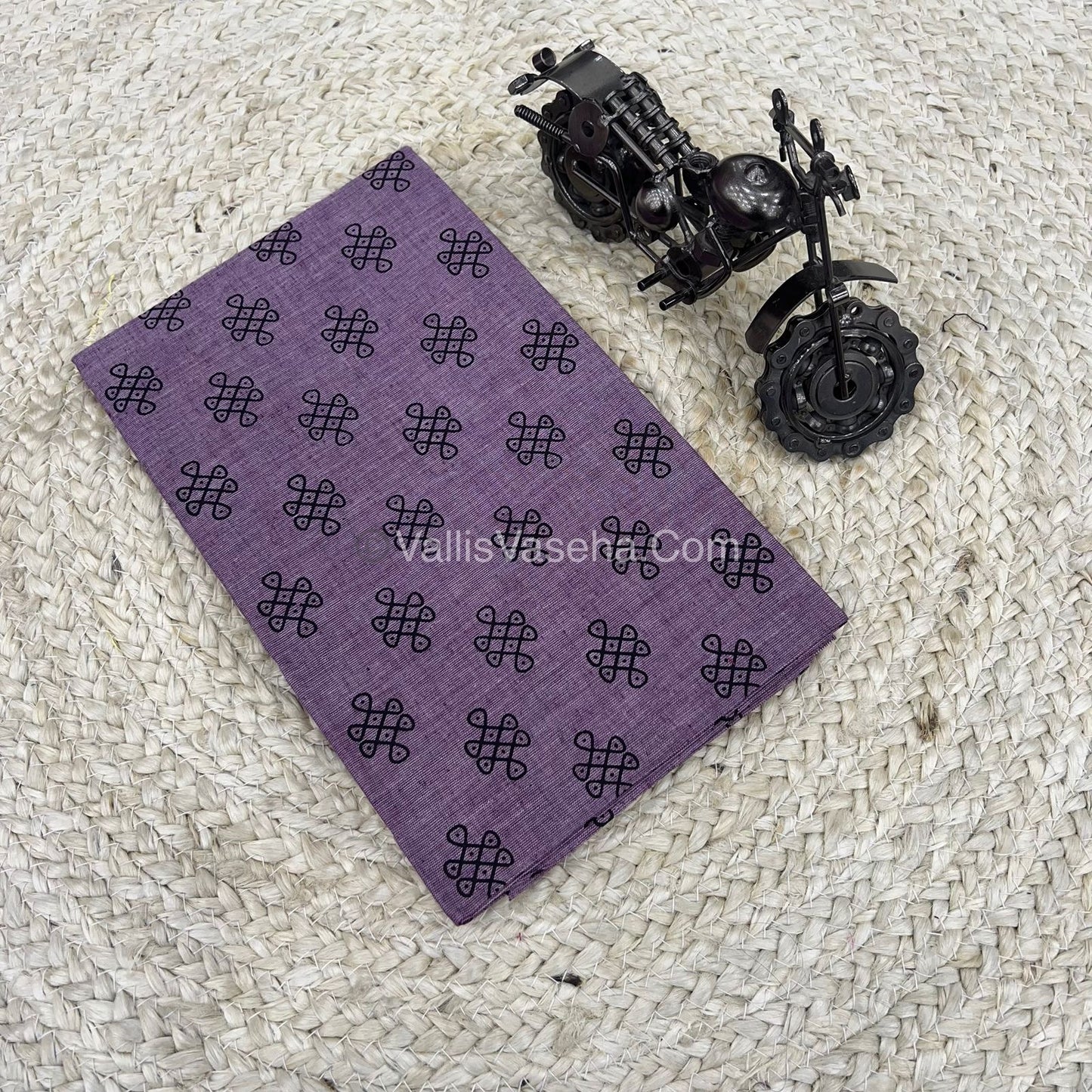 Blouse Bit - Kolam Print - 1 mtr - VVKPB001