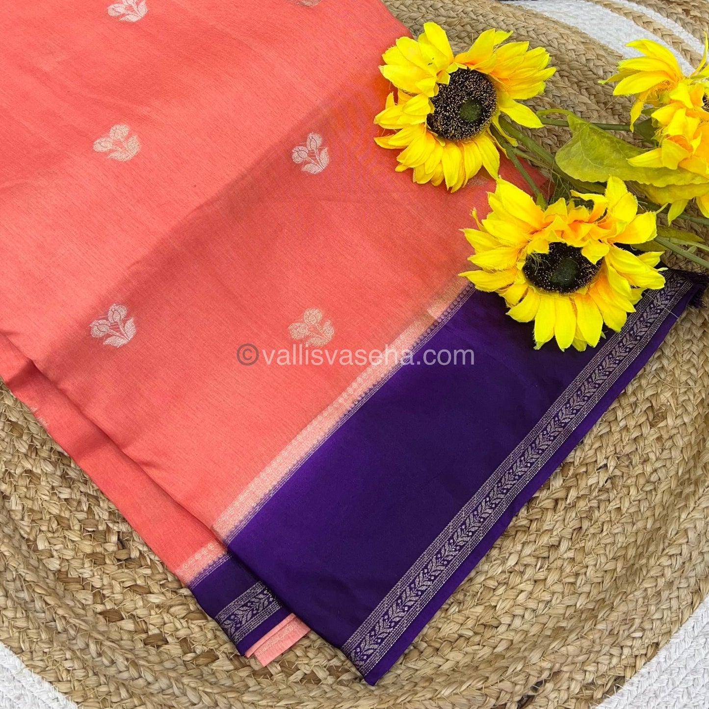 Russian Viscose - Premium Viscose Saree - Retta Petta Border- VVRVS002