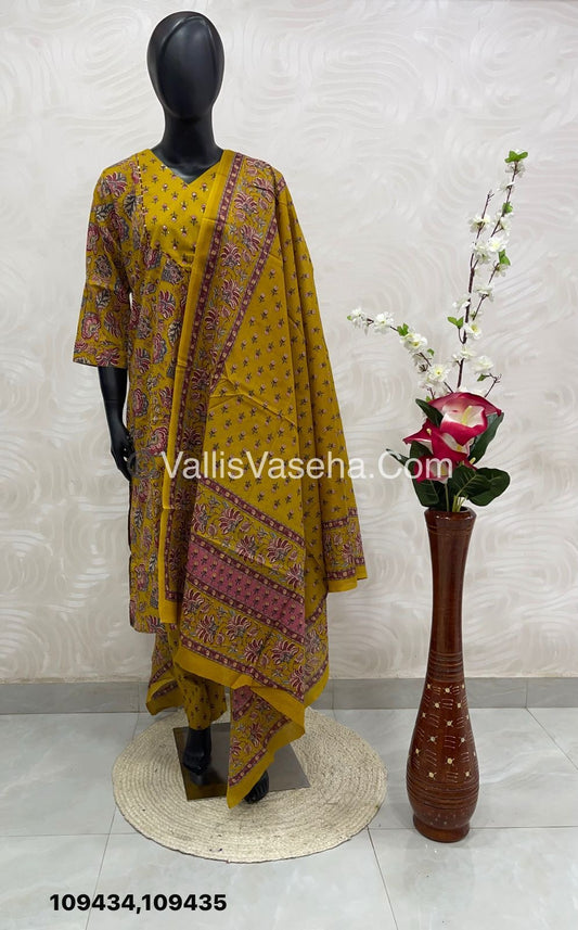 Ready Made - Salwar, Kameez & Duppatta(3pc) -Printed - VVRS301