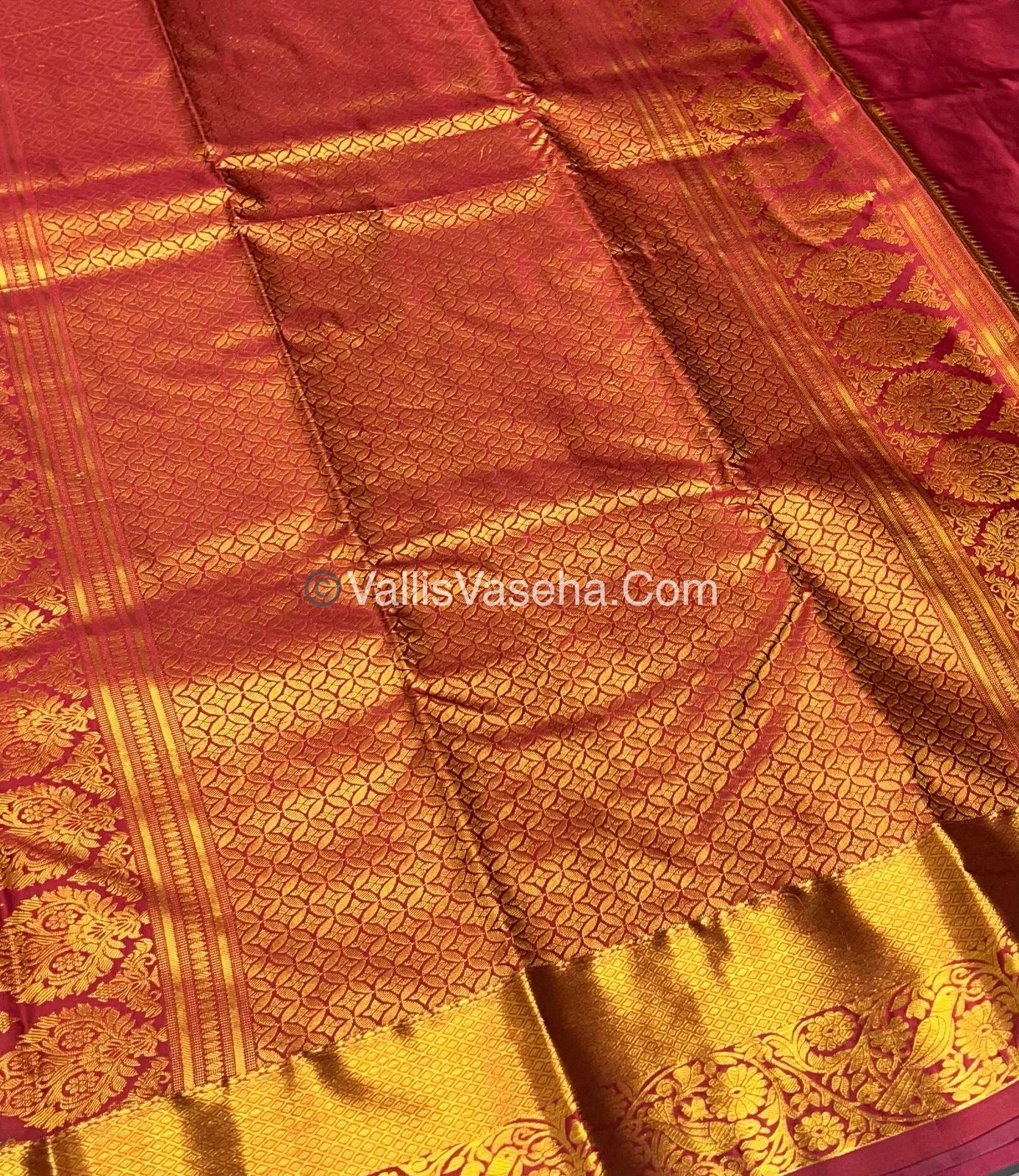 Semi Kanchipuram Silk - Purple Shade - VVSKS002