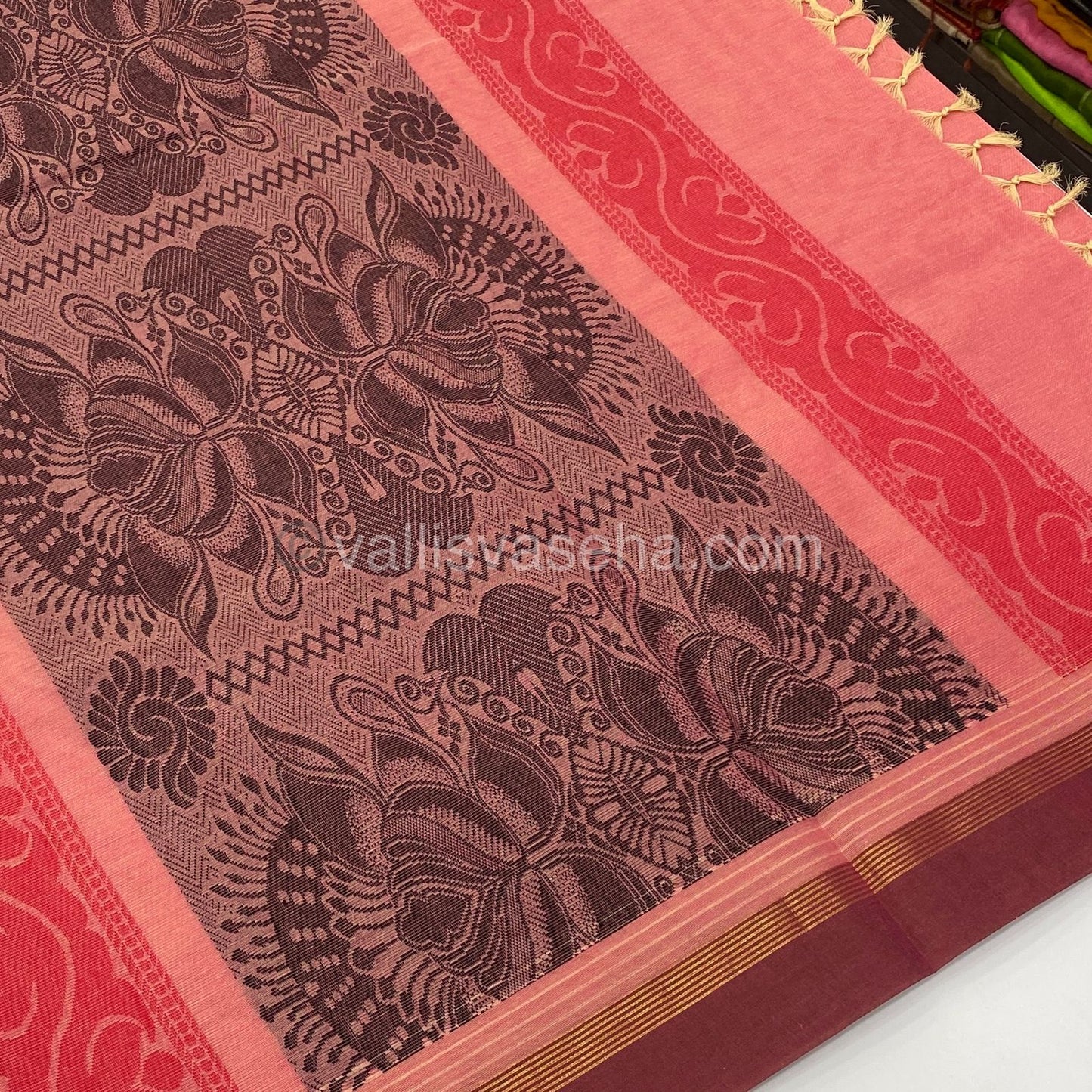 Handloom South Cotton Saree - VVSCS001