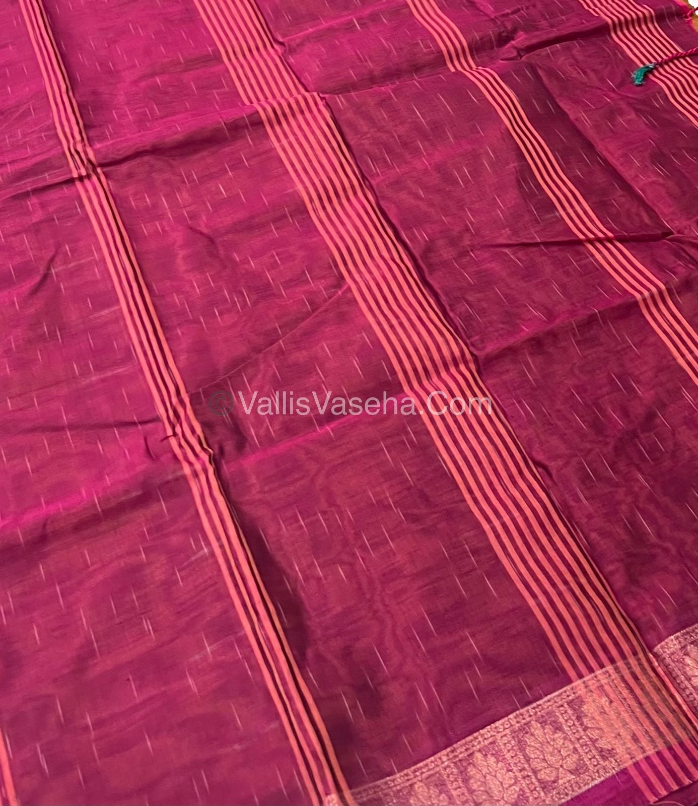 Dhaka Cotton Saree - VVDCS001