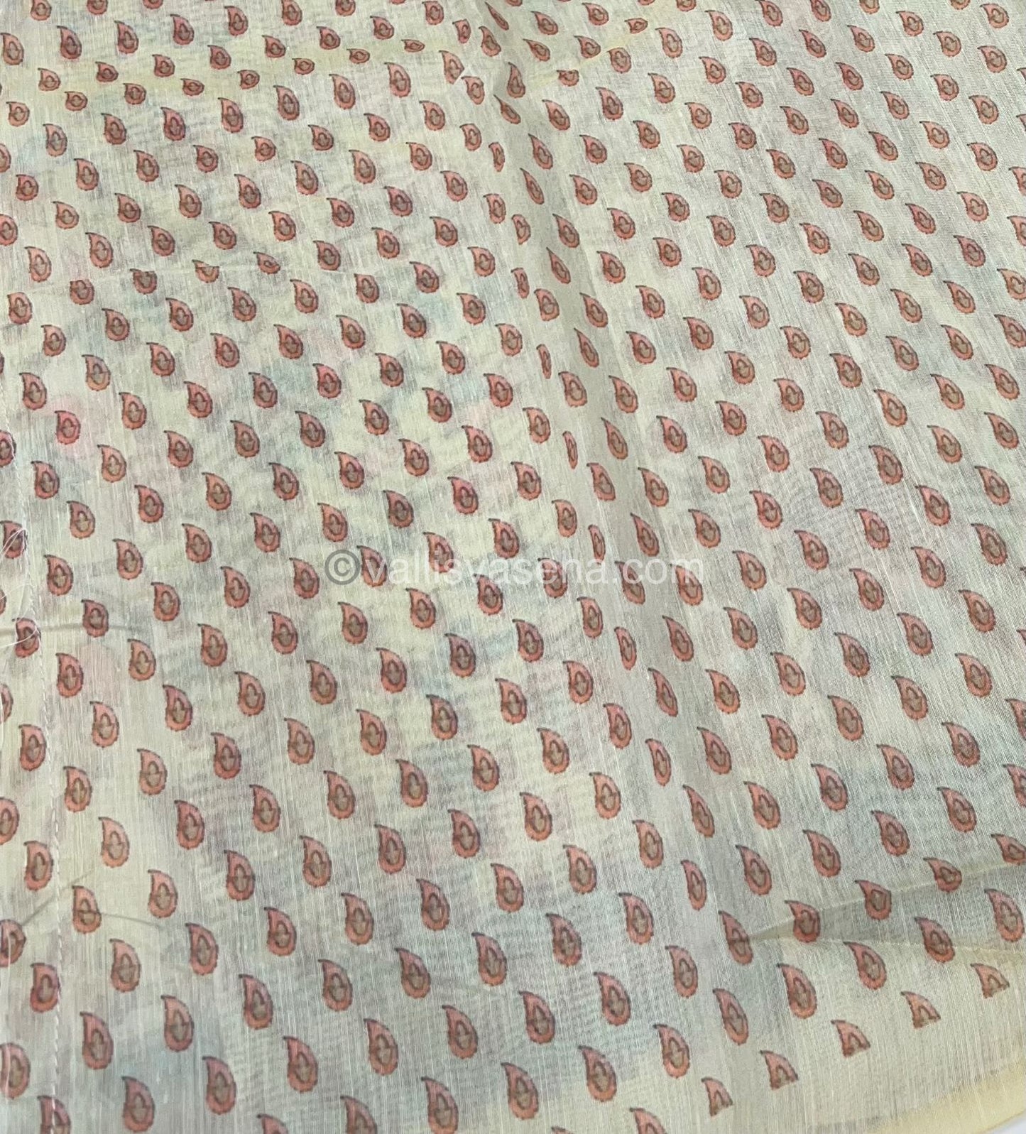 Semi Chanderi Saree - Digital Printed - VVSCD001