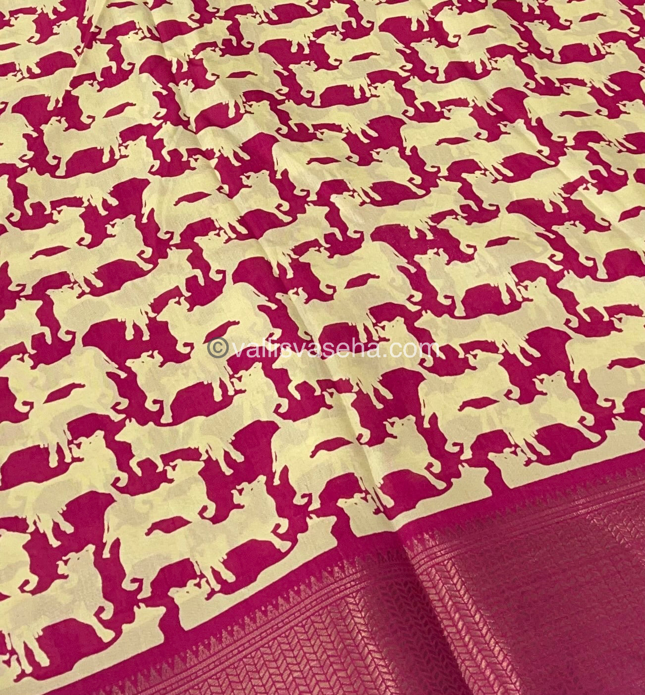 Semi Binny Silk | Pitchwai print | Happy sale | 30% less - VVHS003