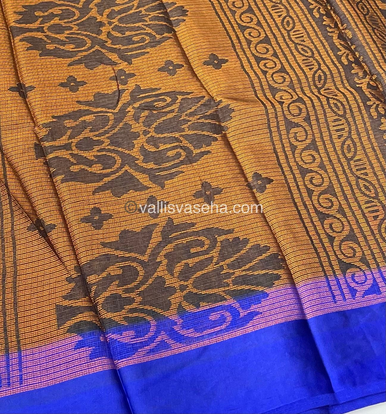 Mixed Cotton Brasso Saree - VVBS001