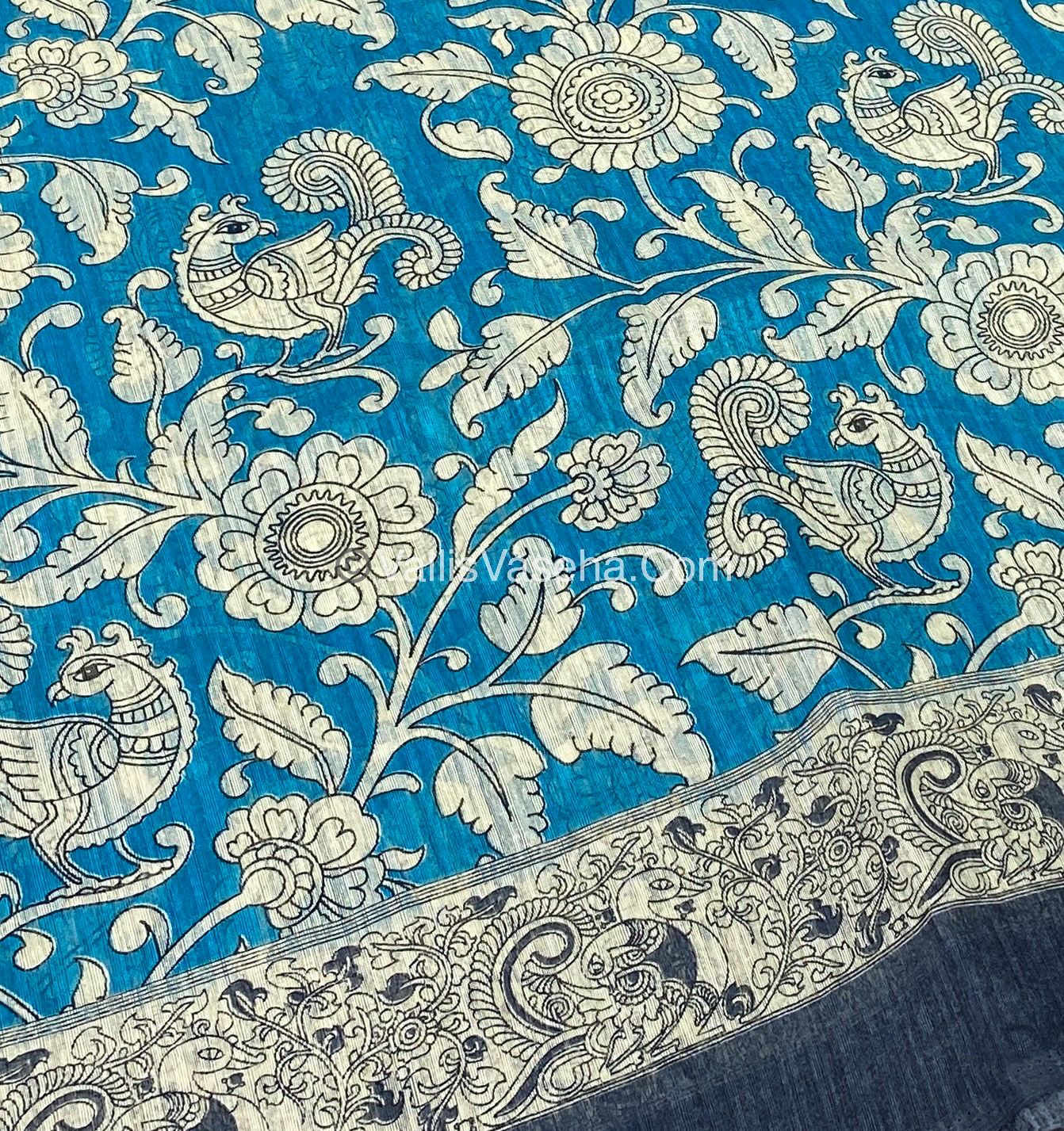 Jute Mixed Cotton Saree | VVJCS001