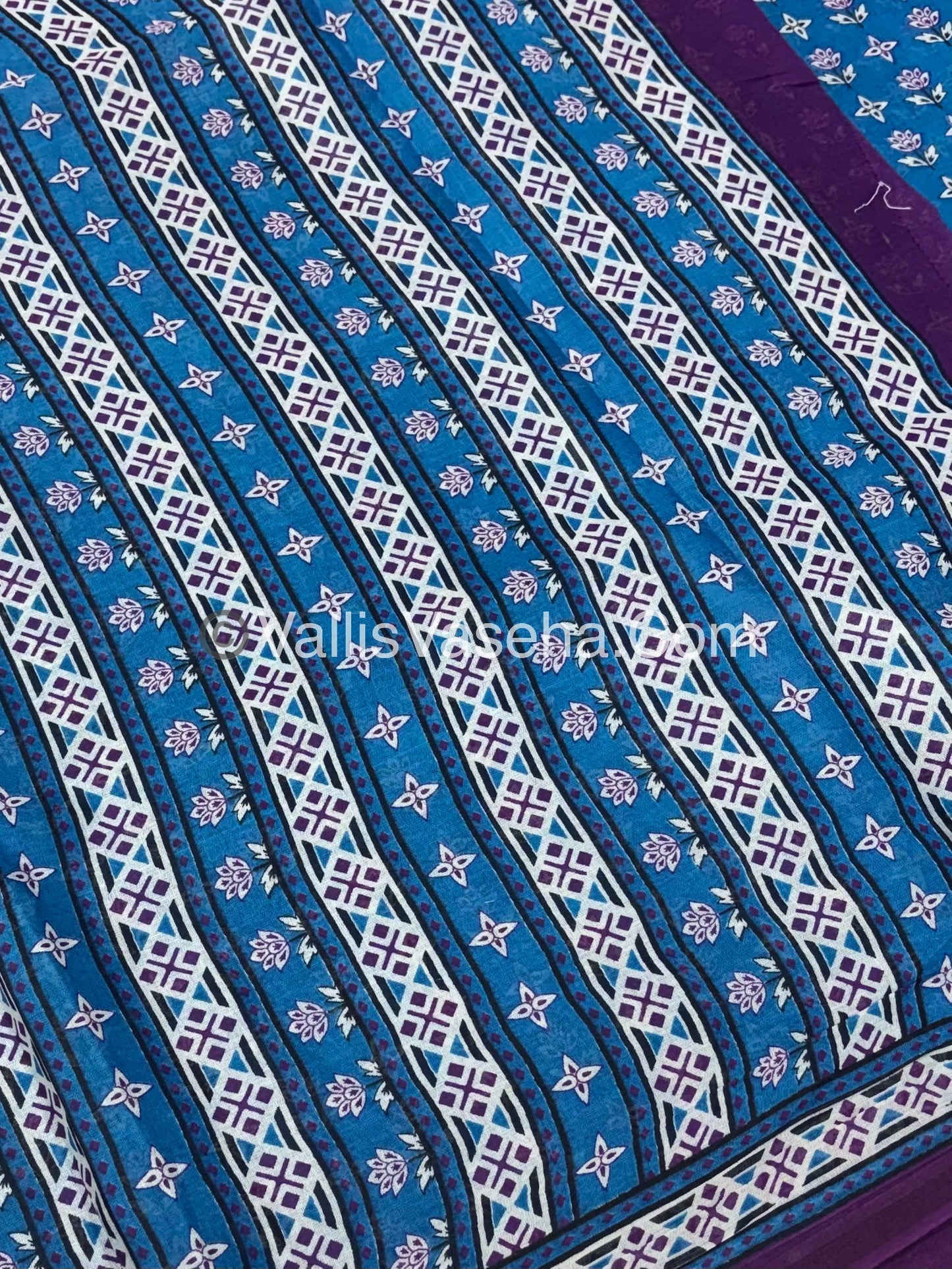 Pure Cotton Voile Saree | VVPVC001