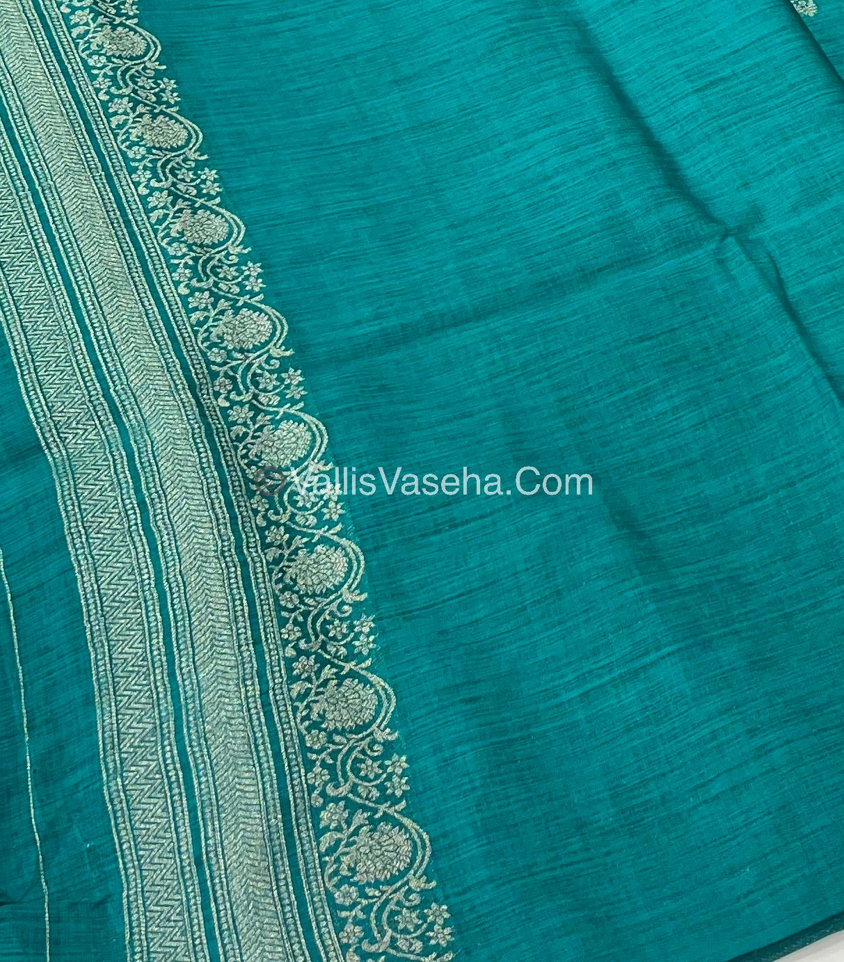 Banarasi - Heritage Silk - Semi Kathan Silk - Ramar Blue Shade- VVBHS006