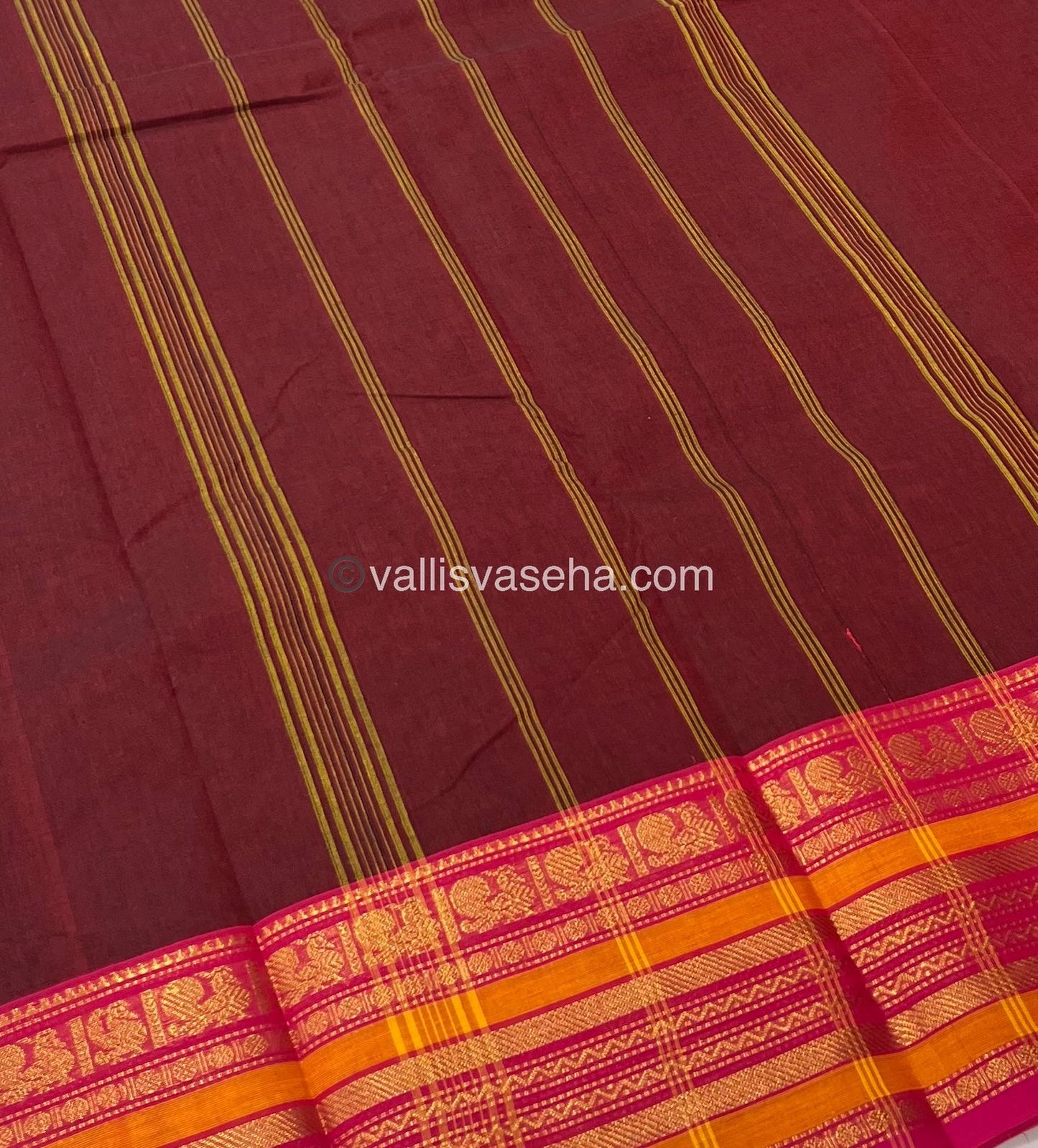 Kanchi Cotton Saree - VVKCS009