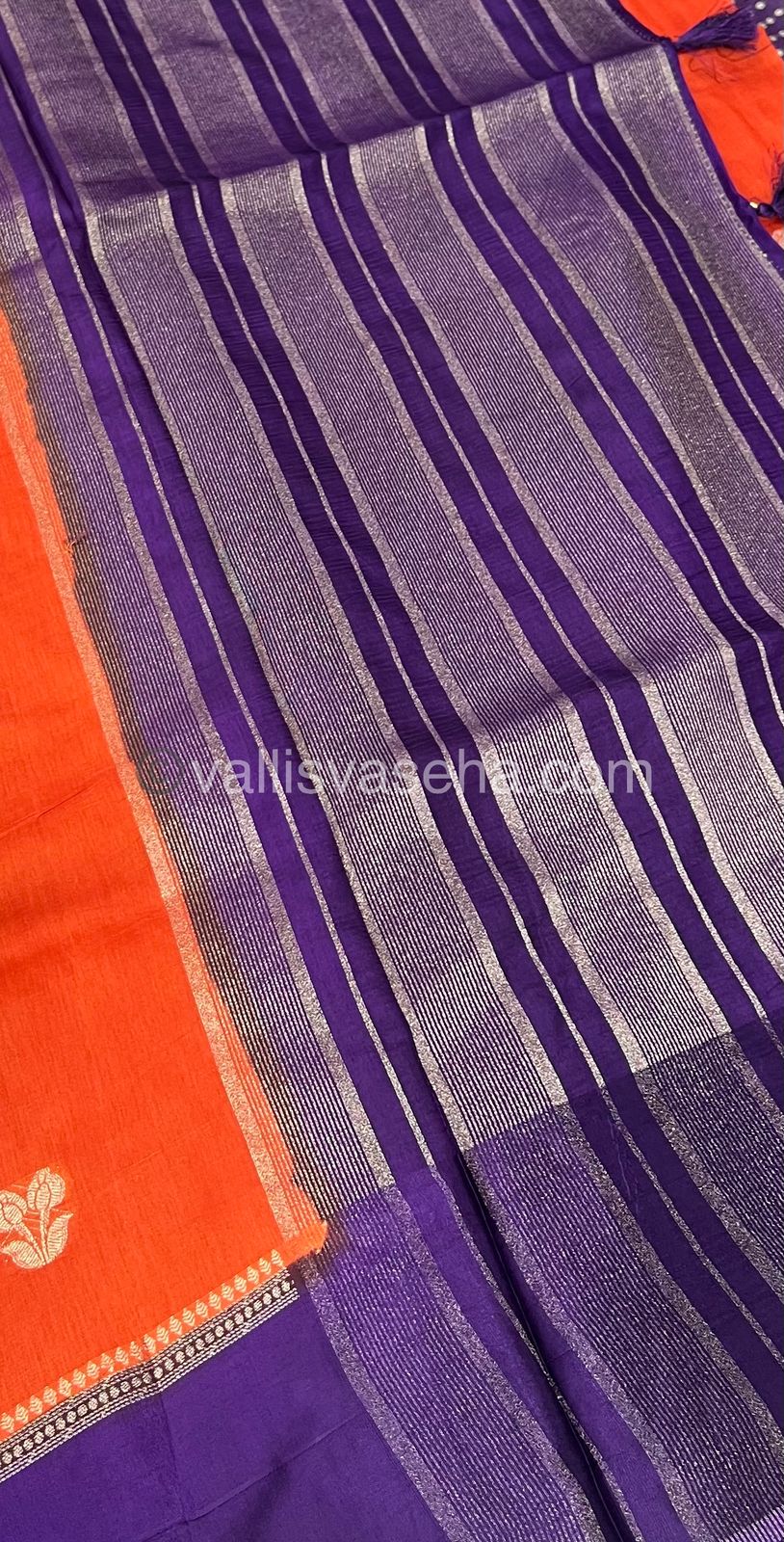 Russian Viscose - Premium Viscose Saree - Retta Petta Border- VVRVS002