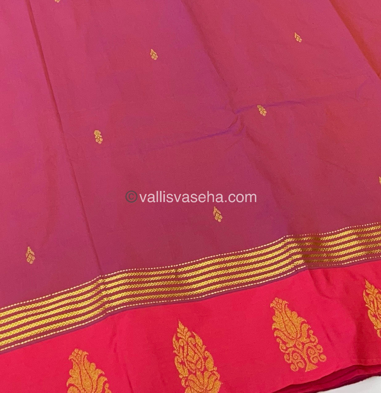 Semi Silk Saree - Kanchi Pattu Style - VVSSS004
