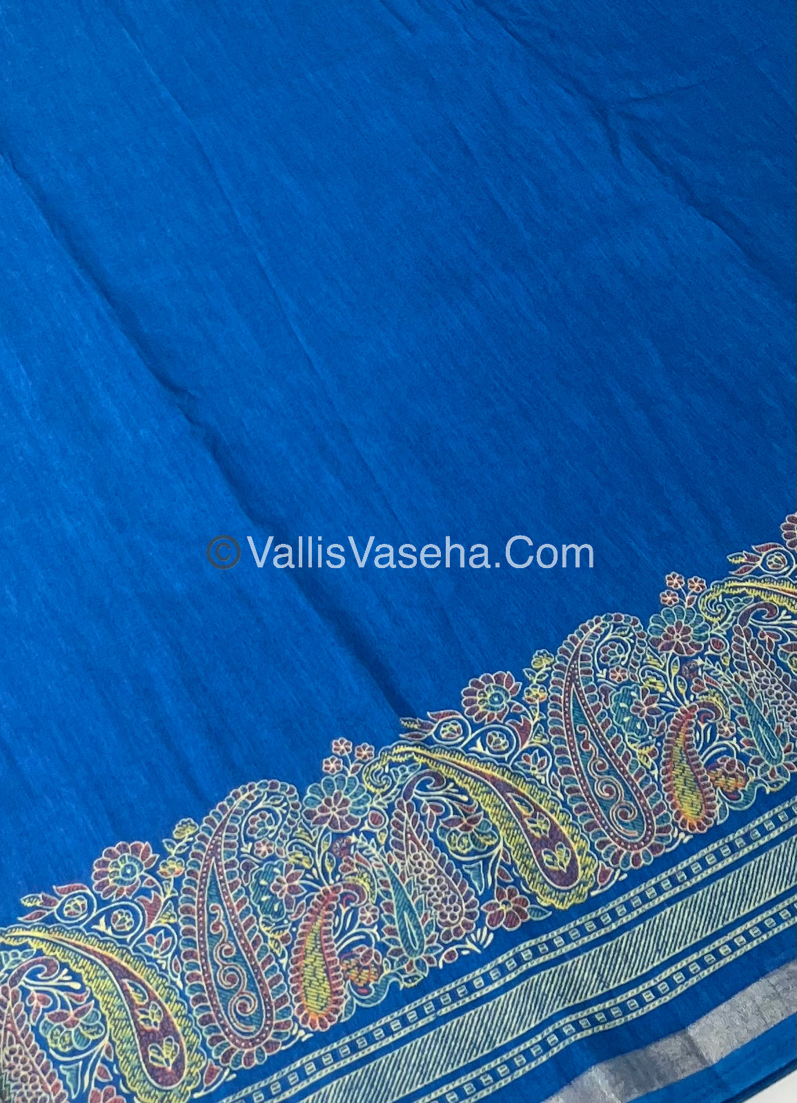 Casual Wear - Fancy Mixed Cotton - Light Blue Shade - VVFMC001