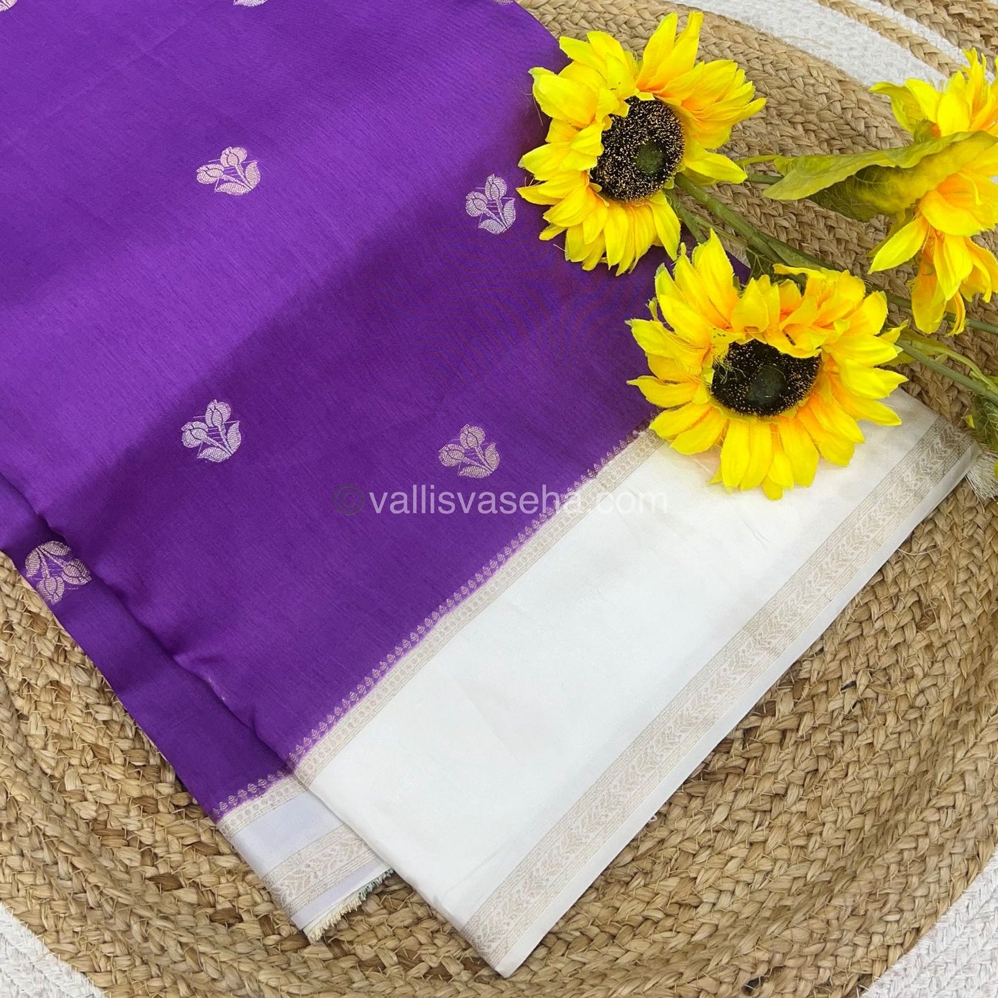 Russian Viscose - Premium Viscose Saree - Retta Petta Border- VVRVS002