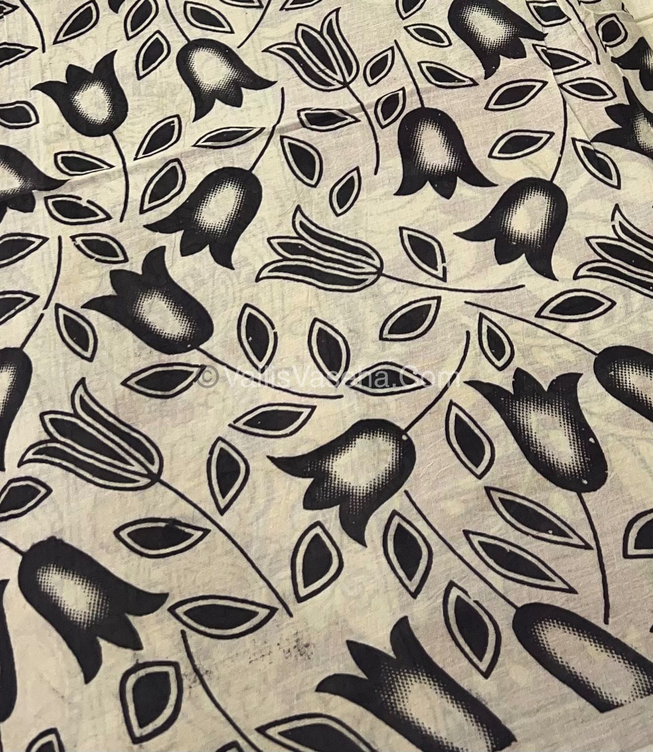 Pure Kalamkari Cotton Saree - VVPKC002