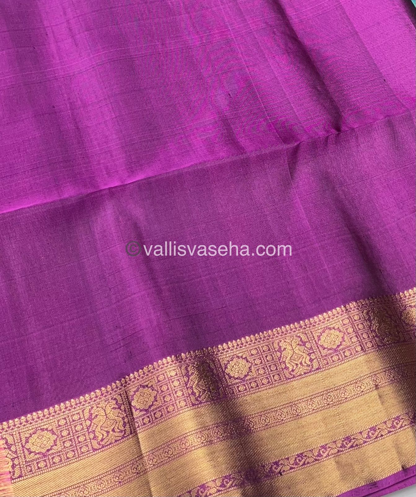 Pure Soft Silk Saree - Kanchi Border - VVPSS015