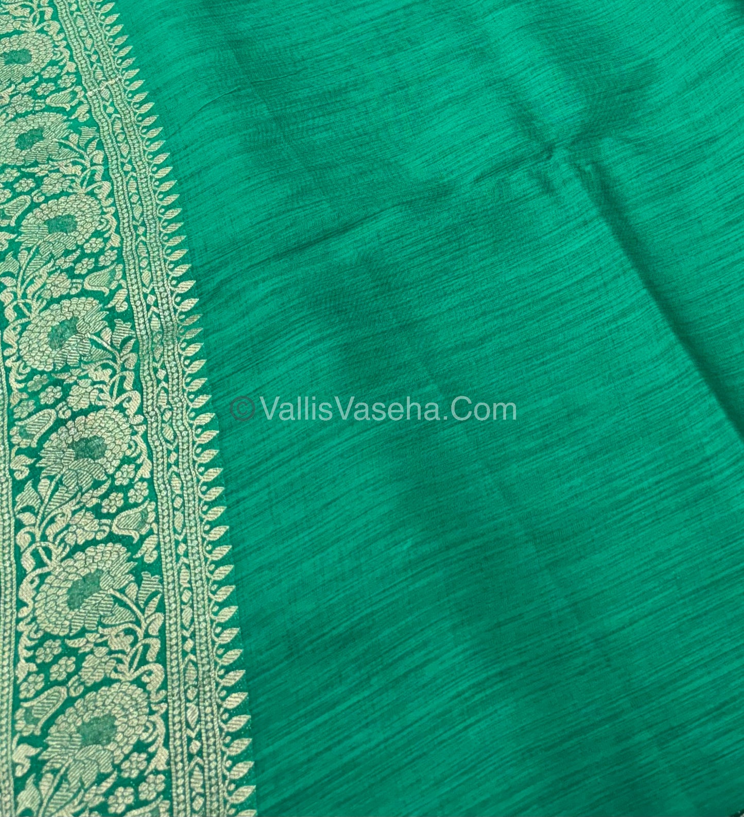 Banarasi - Heritage Silk - Semi Kathan Silk - Green Shade- VVBHS004