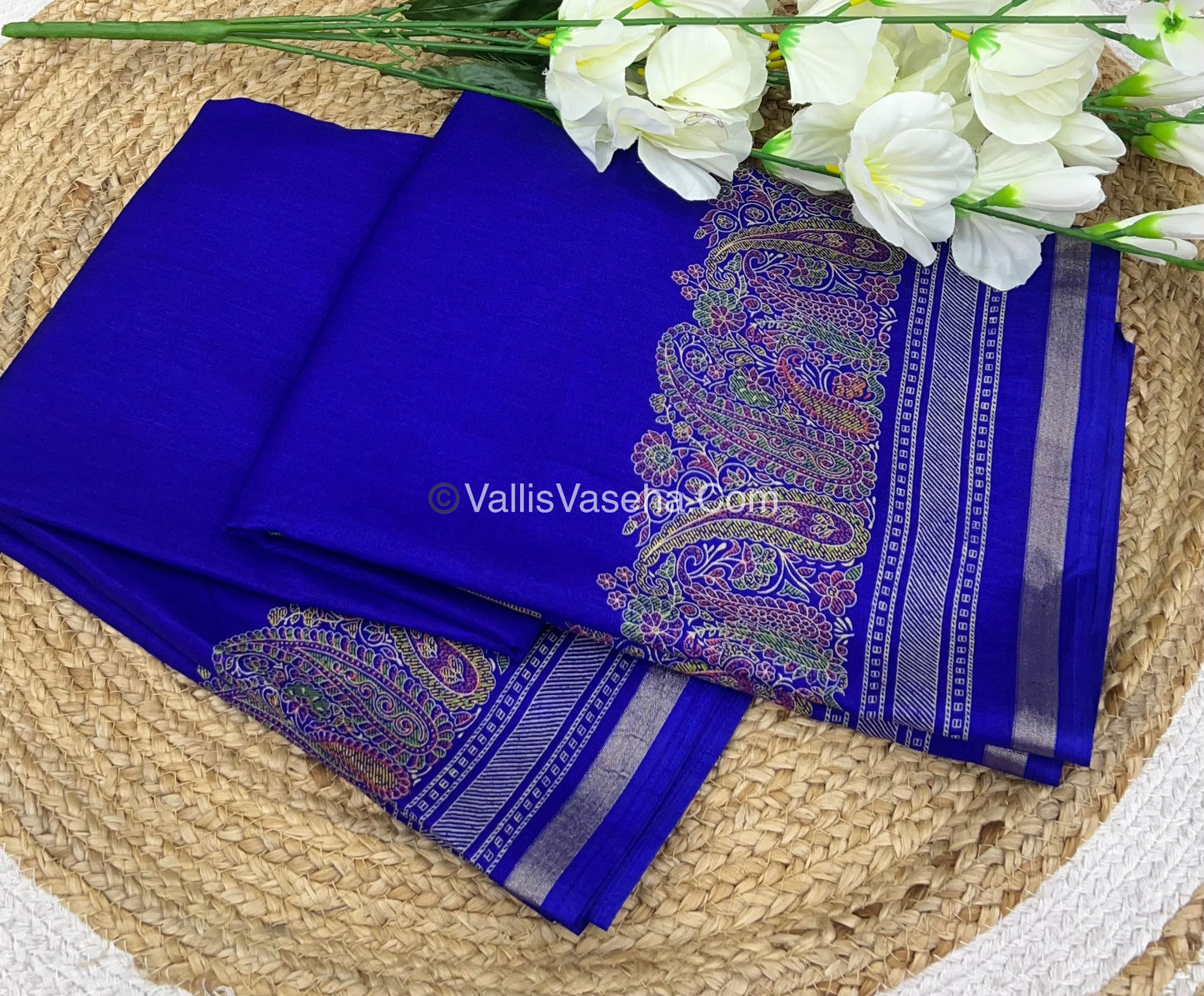 Casual Wear - Fancy Mixed Cotton - Blue Shade - VVFMC001