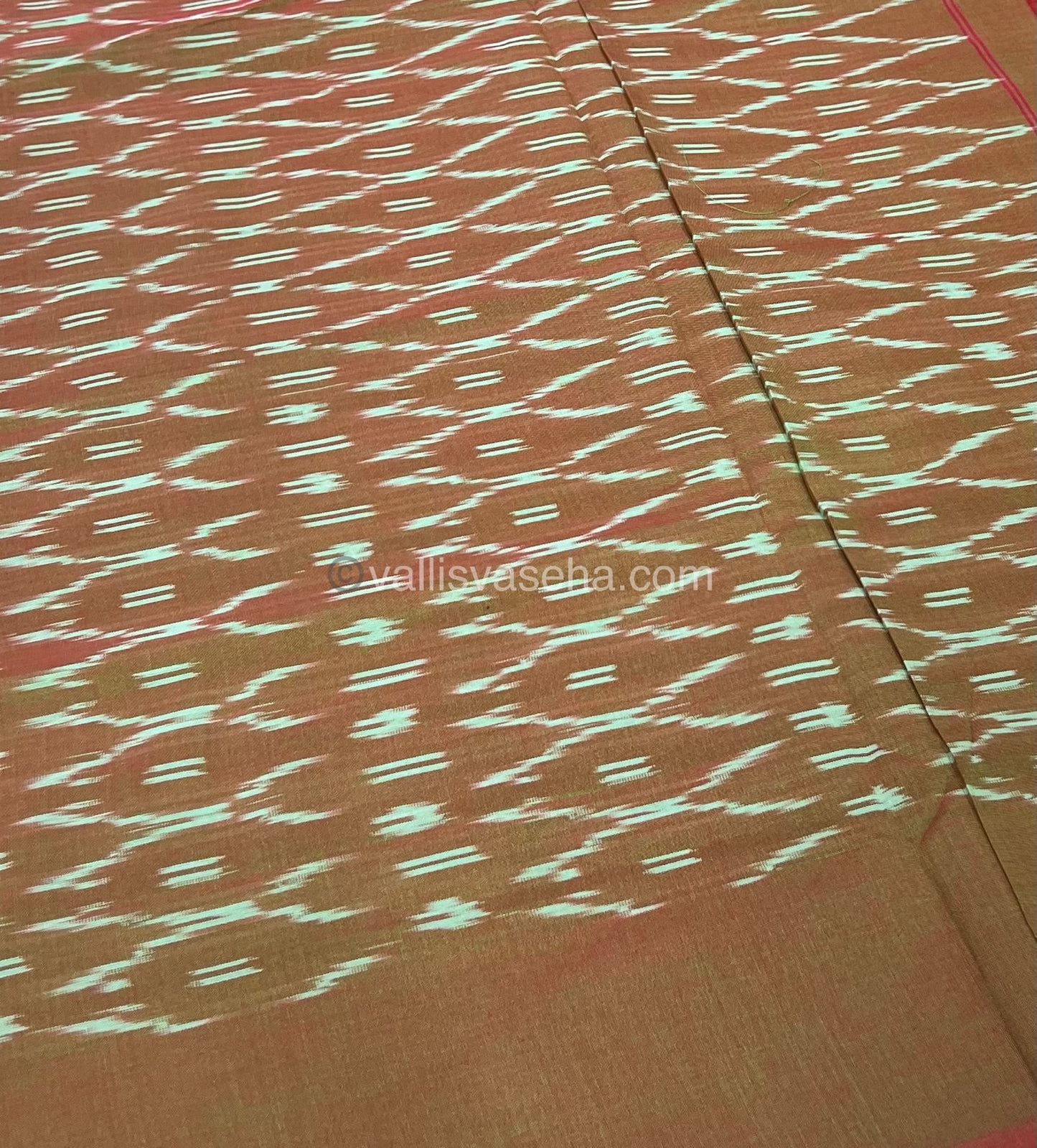 Ikkat Mercerised Cotton Saree - VVIKS001
