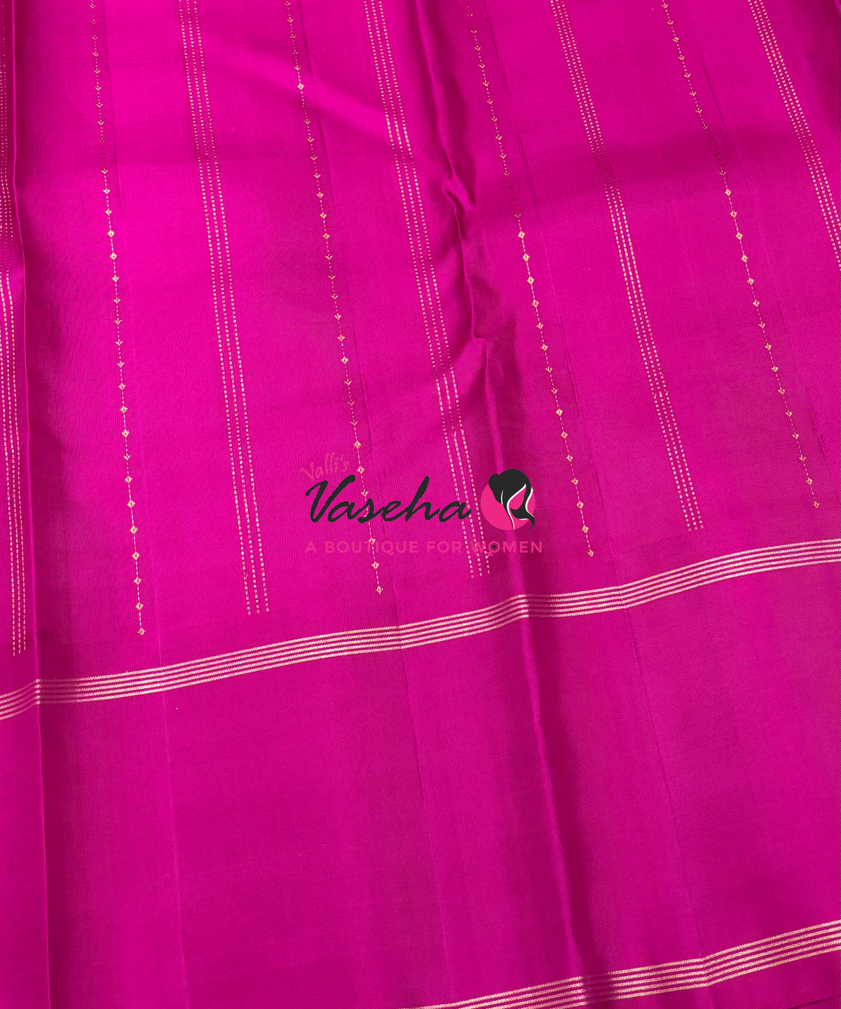 Pure Kanchipuram Silk Saree - Vairavoosi Design - Peachish Pink & Pink Combo - VVPS014