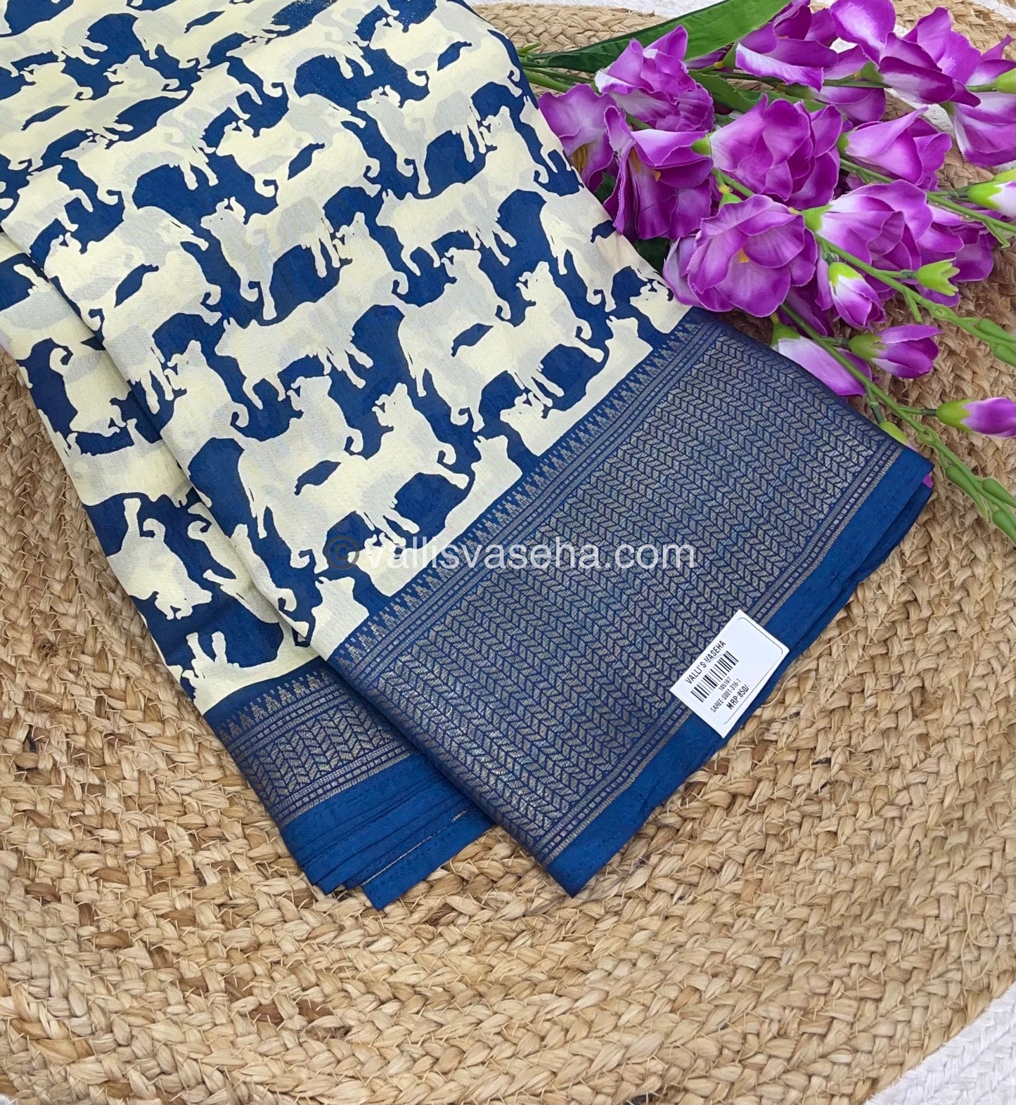 Semi Binny Silk | Pitchwai print | Happy sale | 30% less - VVHS003