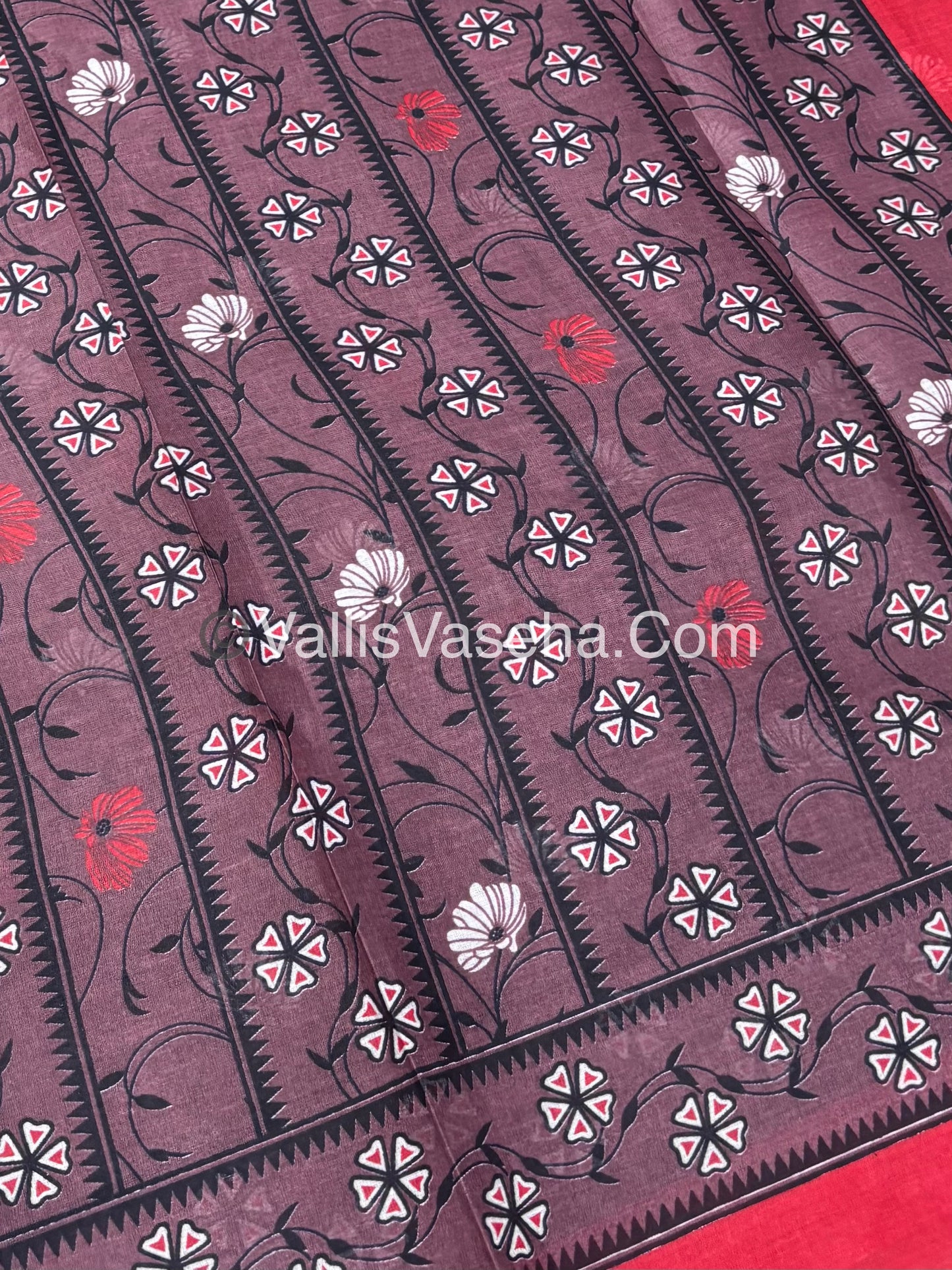 Pure Cotton Voile Saree | VVPVC001