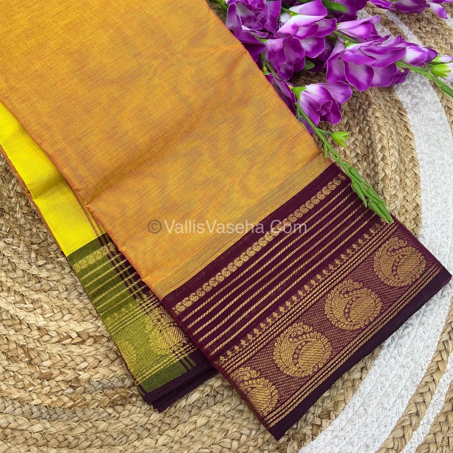 10 Yards - Kanchi Cotton Saree - VVKC901