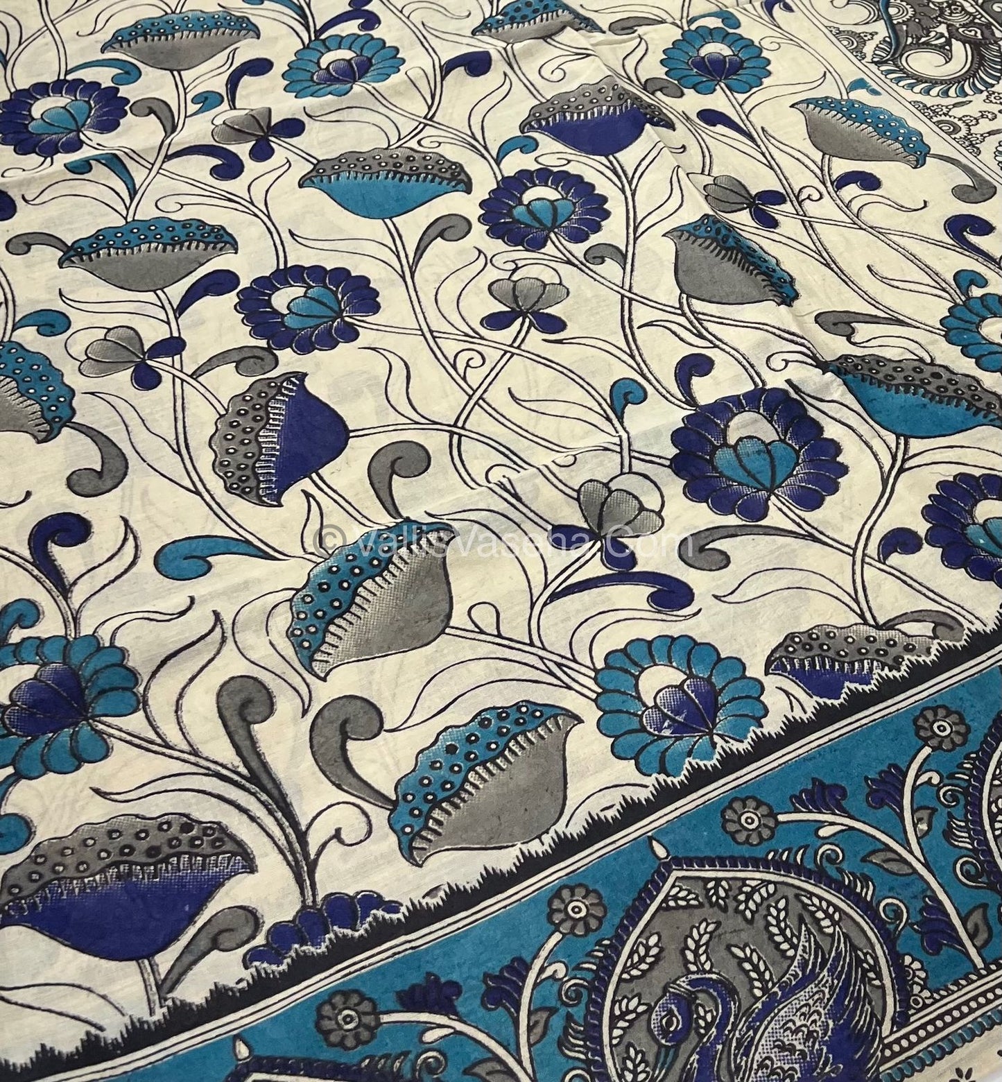 Pure Kalamkari Cotton Saree - VVPKC002