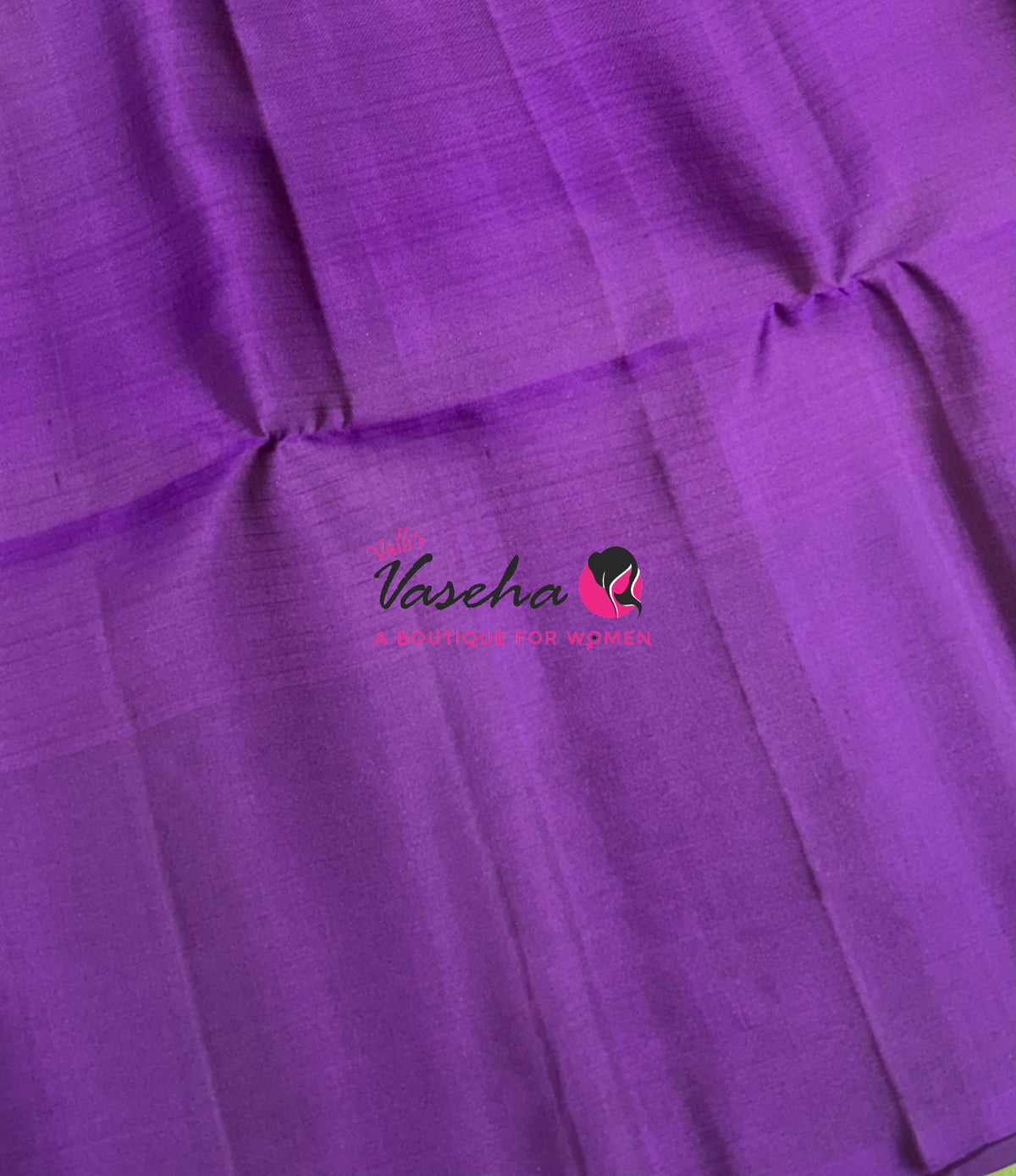 Pure Soft Silk Saree - Light Pink With Purple - VVPSS072
