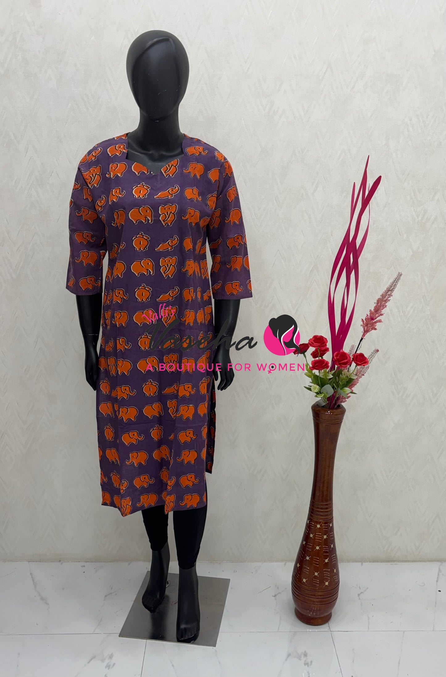 Ready Made - Kalamkari Kurti - VVRKK003