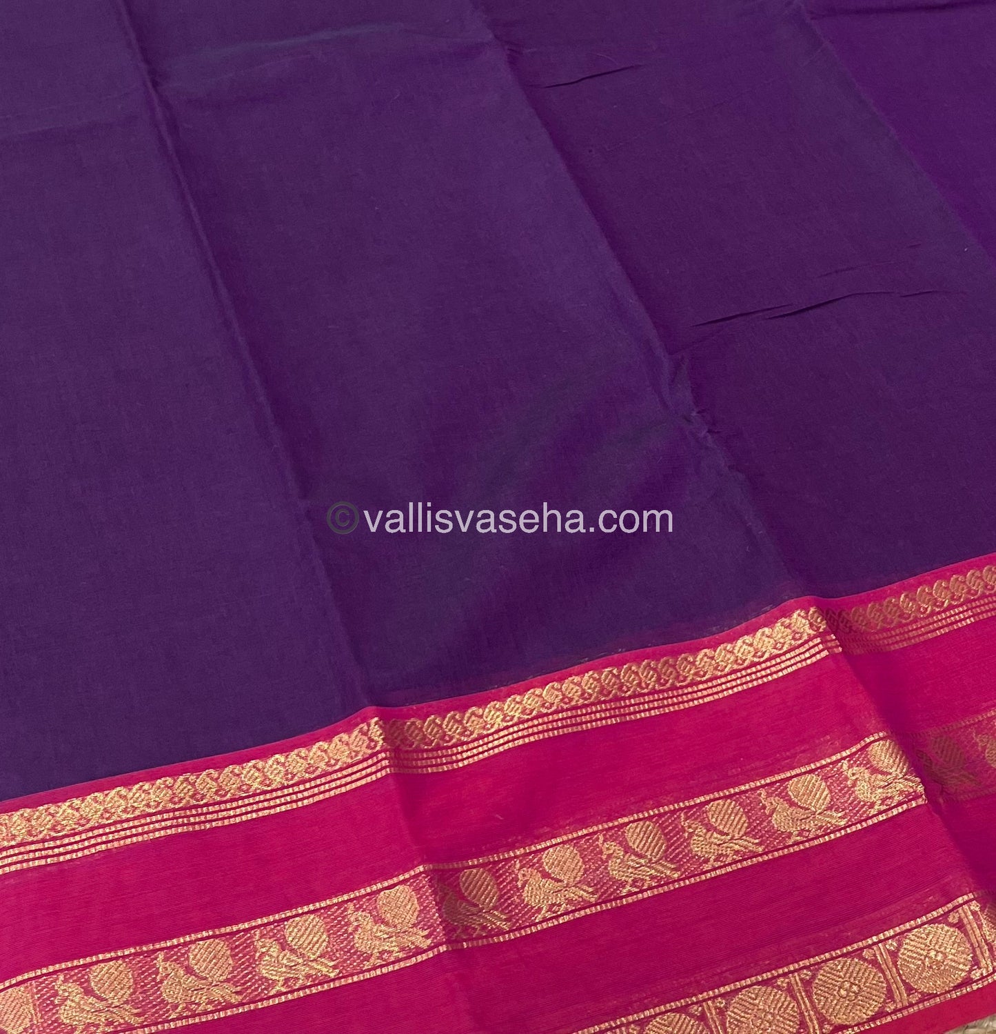 Kanchi Cotton Saree - VVKCS009