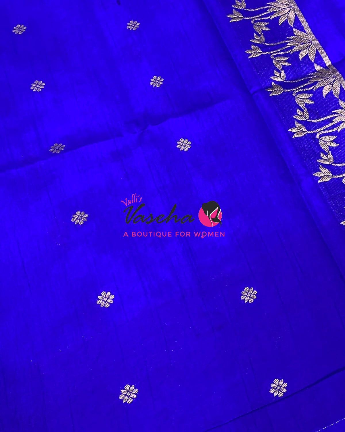 Banarasi - Heritage Meenakari Silk - Blue Shade - VVBHS013