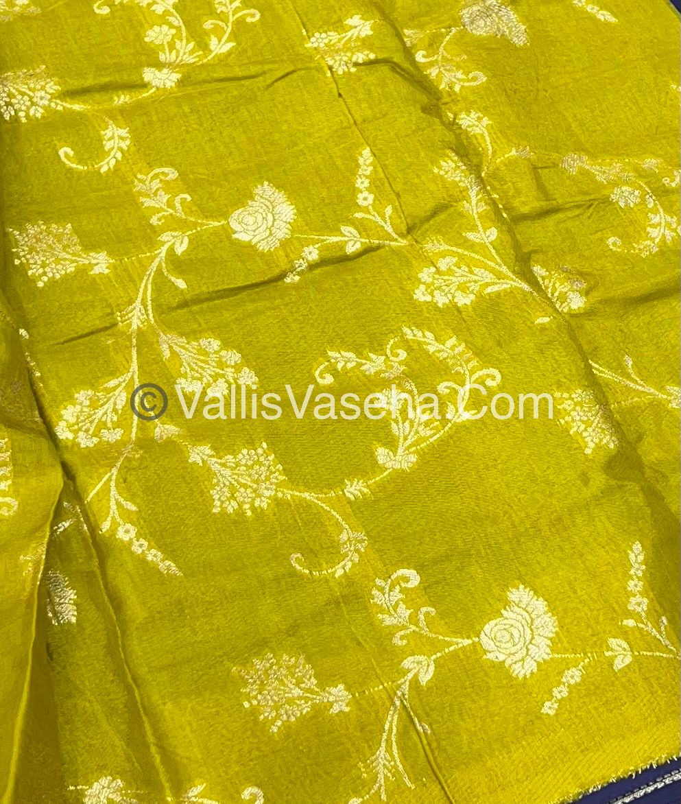 Semi Viscose / Semi Mysore Crepe Silk Variety - Embossed Design - VVSMC002