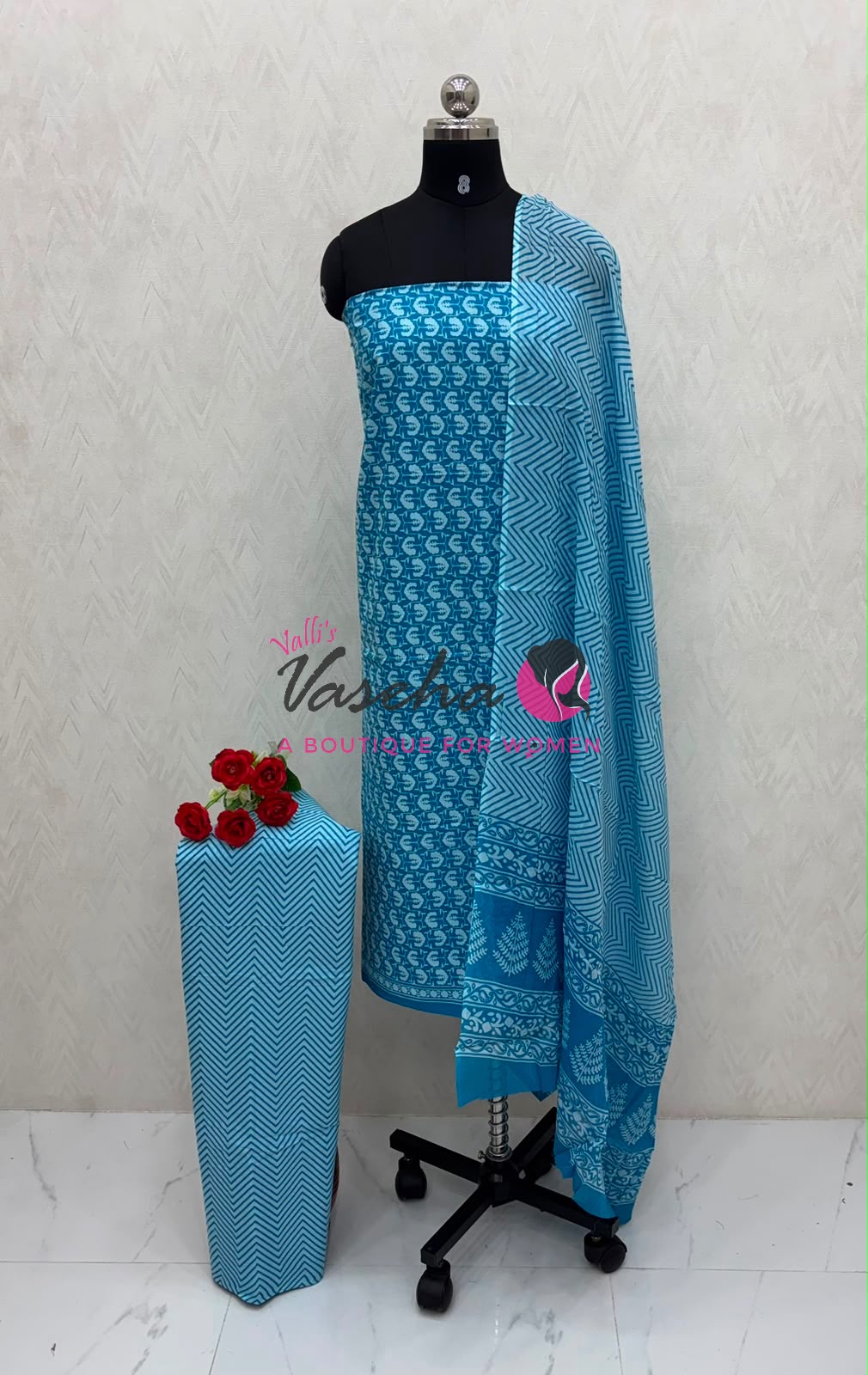 Pure Mul Mul Cotton | Unstitched Material | VVUSM065