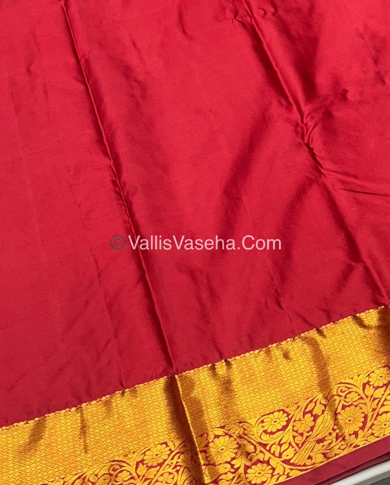 Semi Kanchipuram Silk - Green Shade - VVSKS002