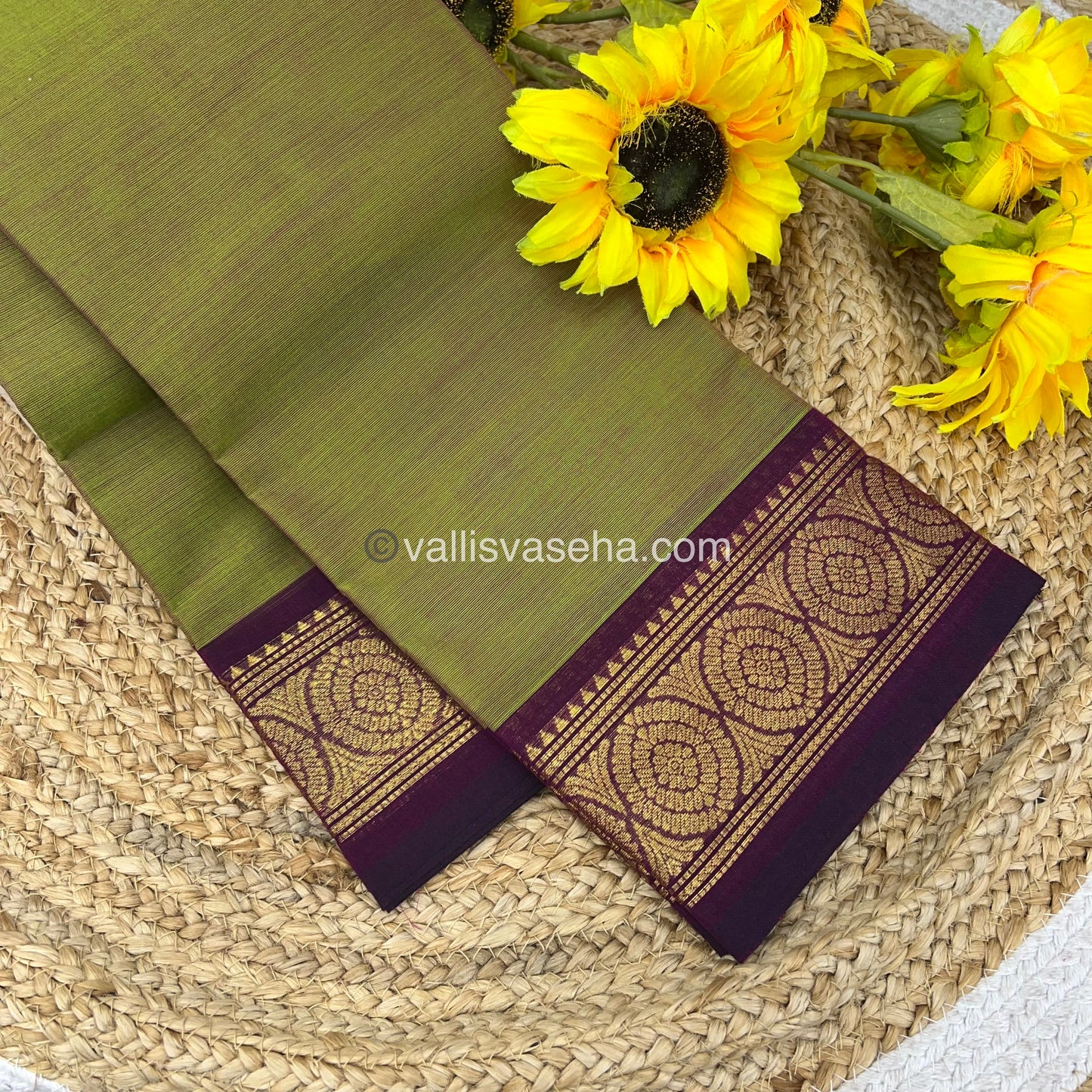 Kanchi Cotton Saree - VVKCS009
