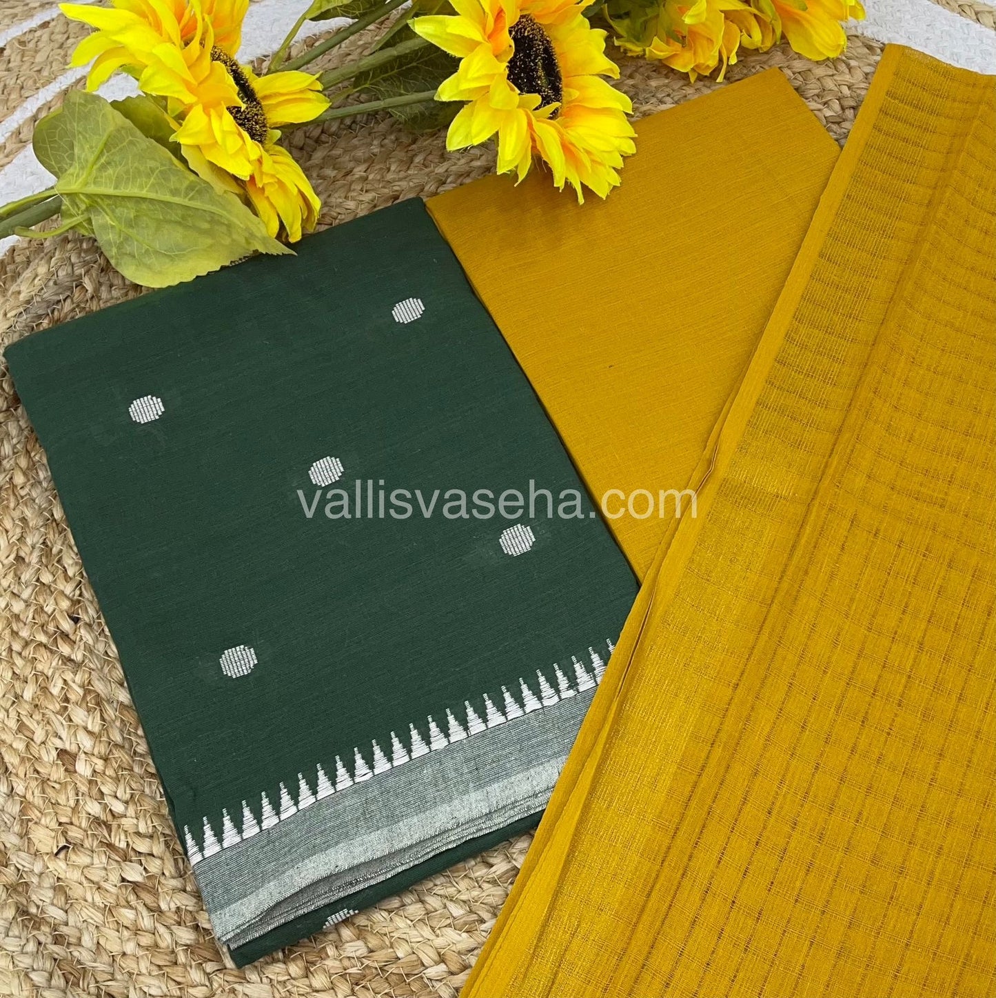 Salwar Material - Pure Cotton - Jacquard Design Set - VVJSM001 - 108275