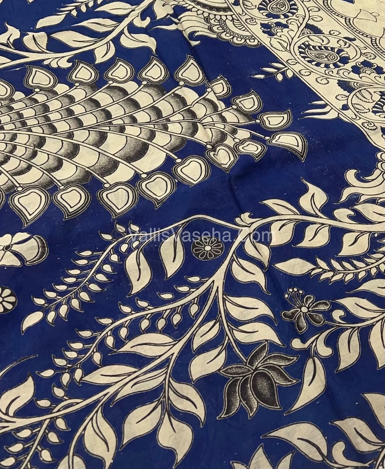 Pure Kalamkari Cotton Saree - VVPKC002