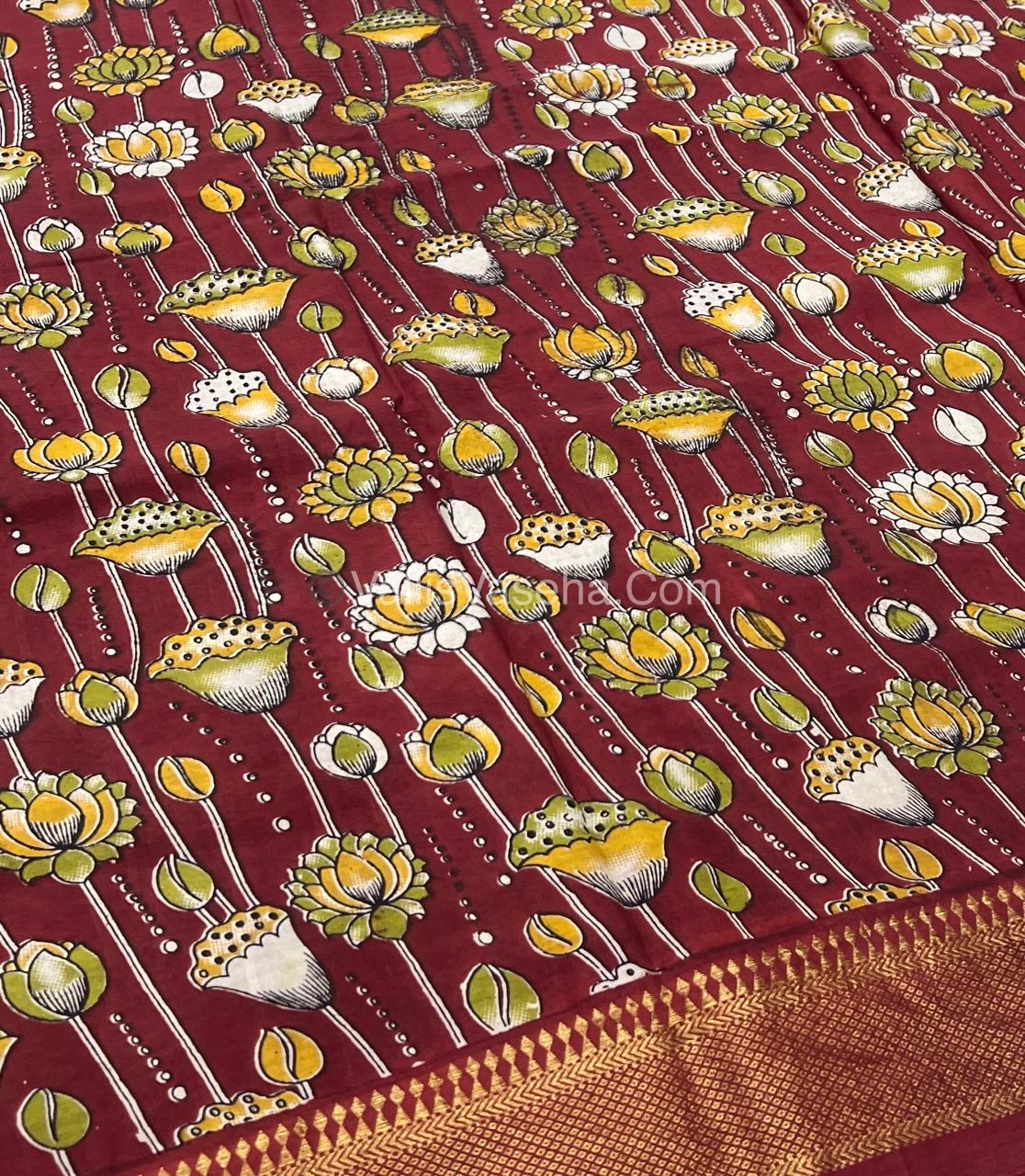 Chennur Silk | Kalamkari Prints | VVCS005