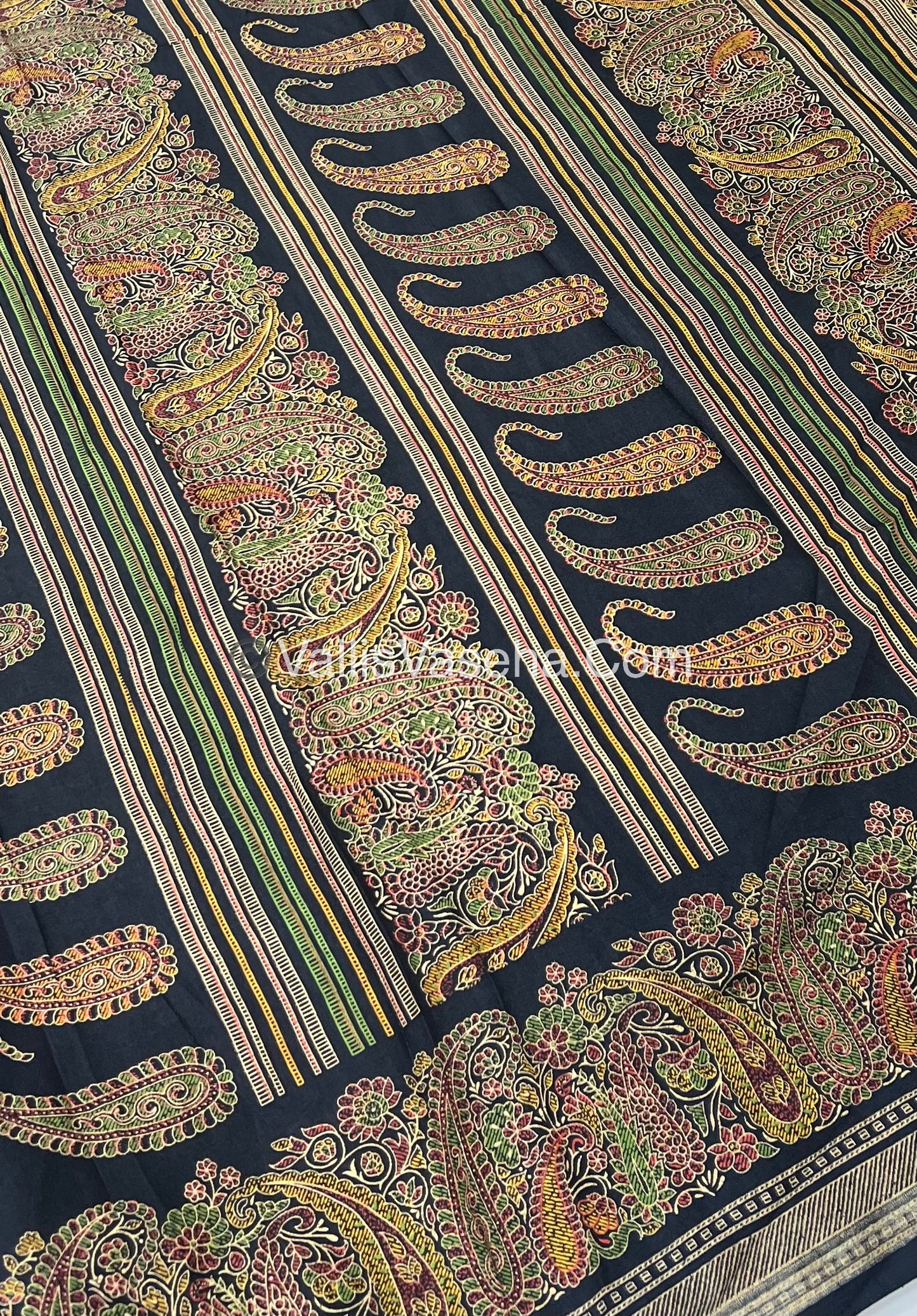 Casual Wear - Fancy Mixed Cotton - Black Shade - VVFMC001