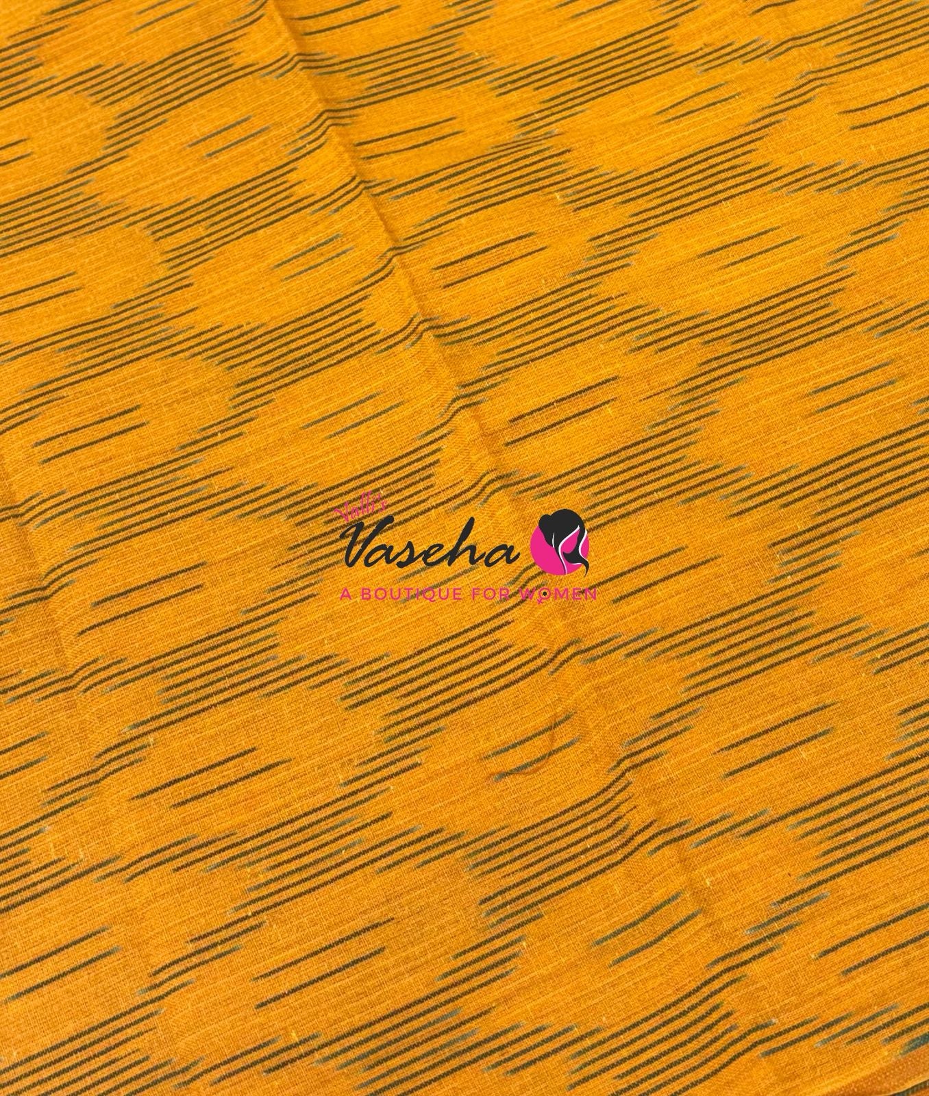 Ikkat Mercerised Cotton Saree - Single Ikkat - VVIKS001