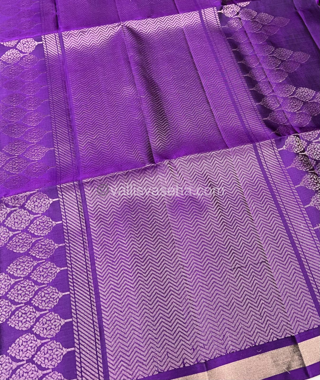 Pure Soft Silk Saree -Half Gold Zari Border - VVPSS032