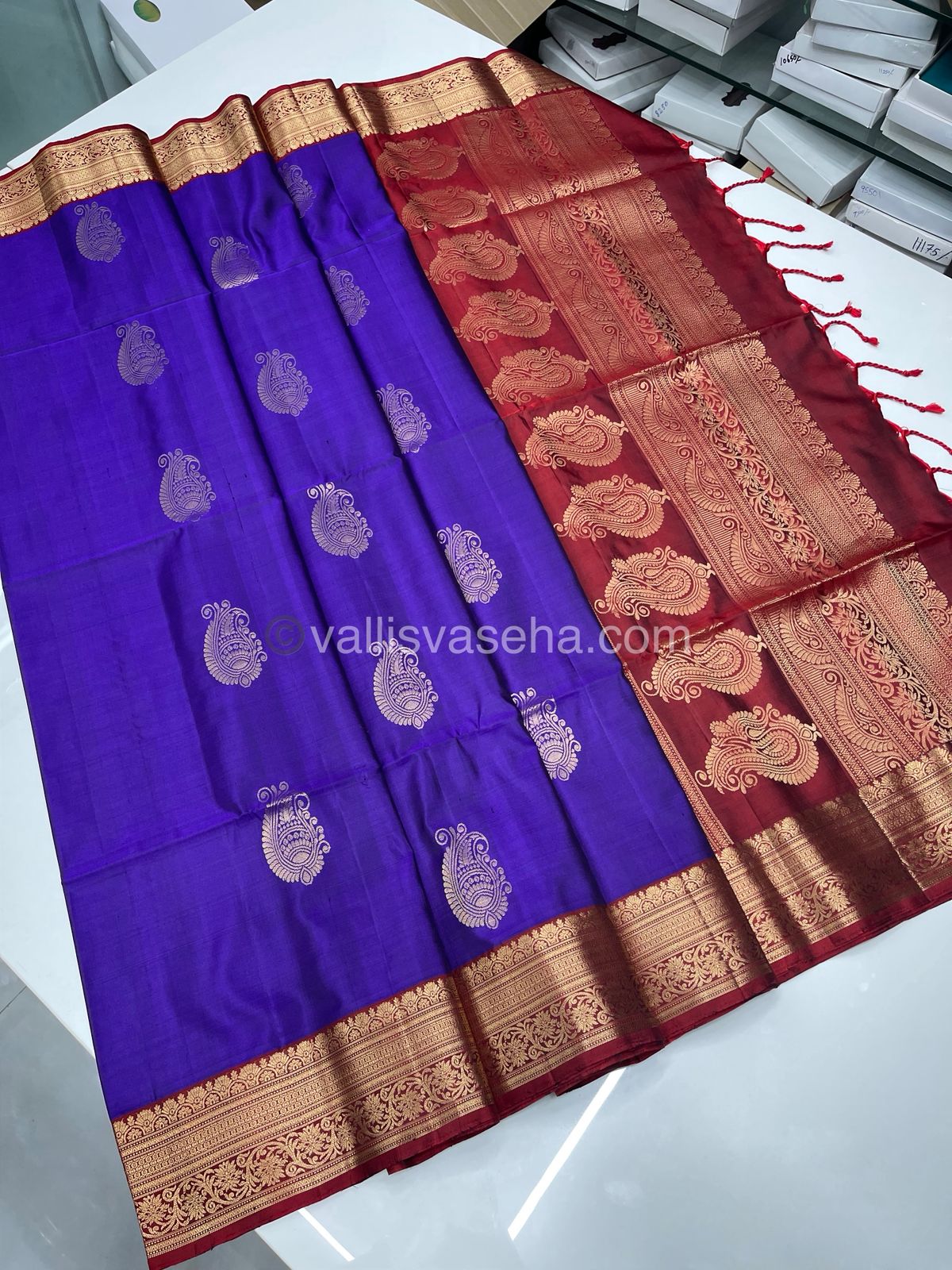 Pure Soft Silk Saree - Kanchi Border - VVPSS015