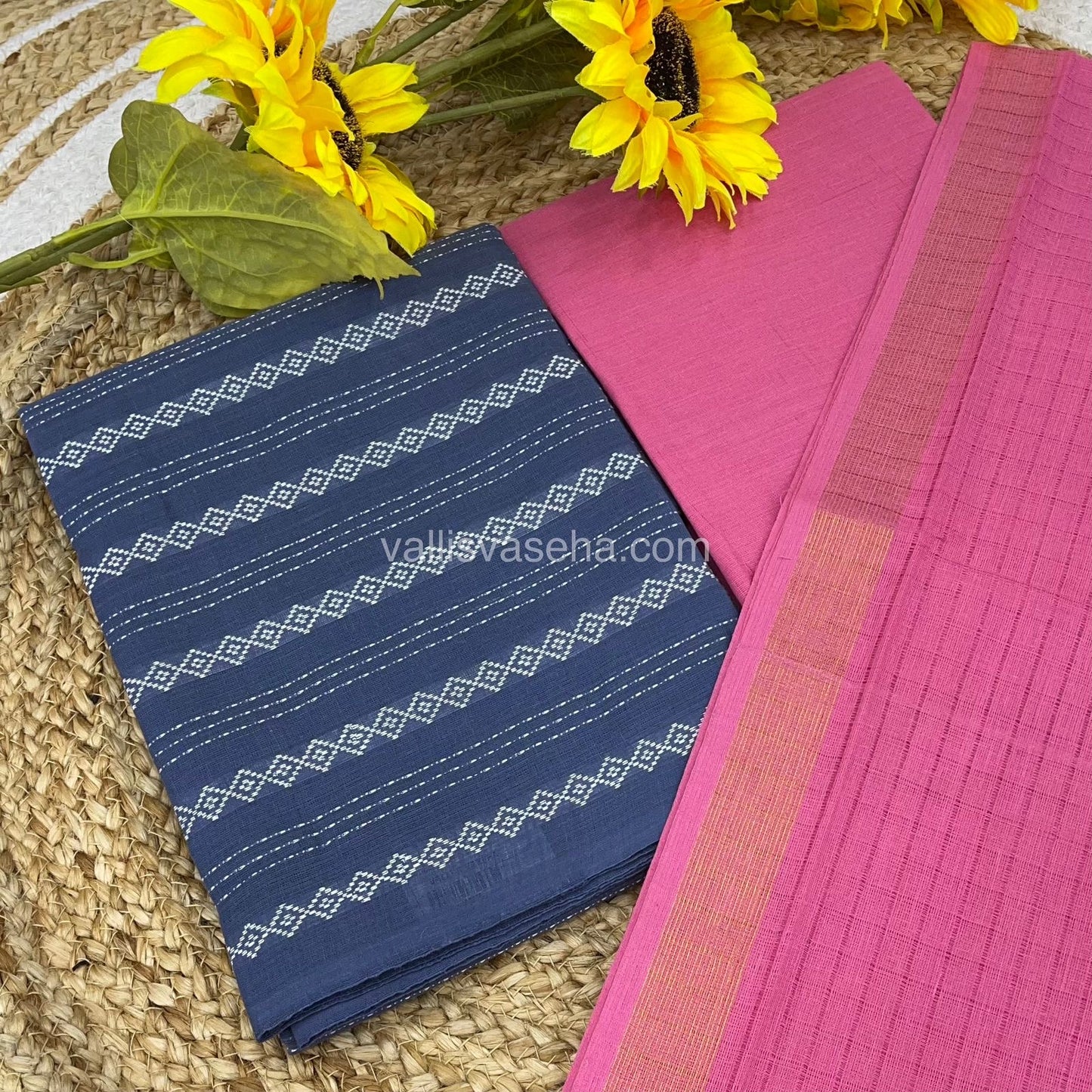Salwar Material - Pure Cotton - Jacquard Design Set - VVJSM001 - 108275