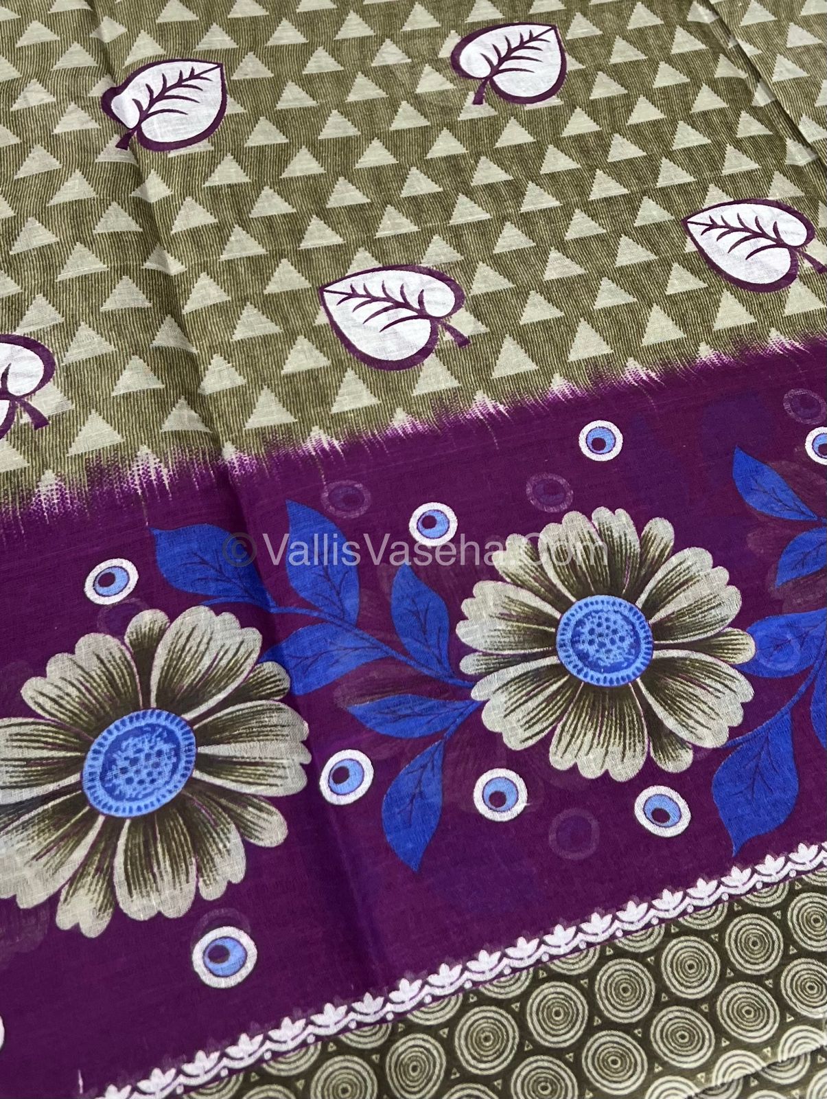 Pure Cotton Voile Saree | VVPVS001