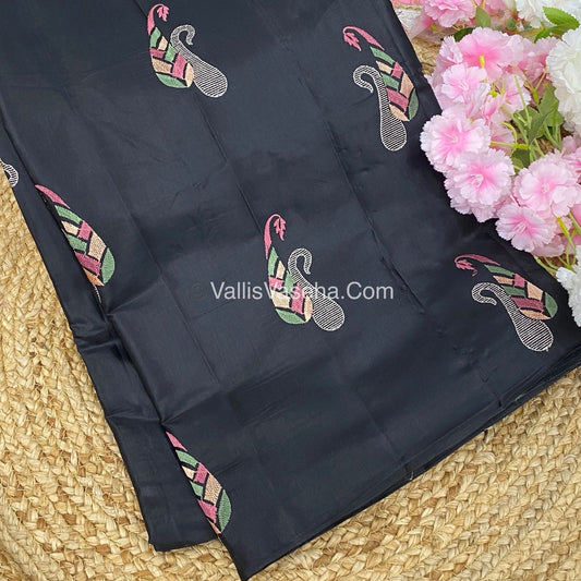 Butter Silk - Black & Red Combo - VVBS002